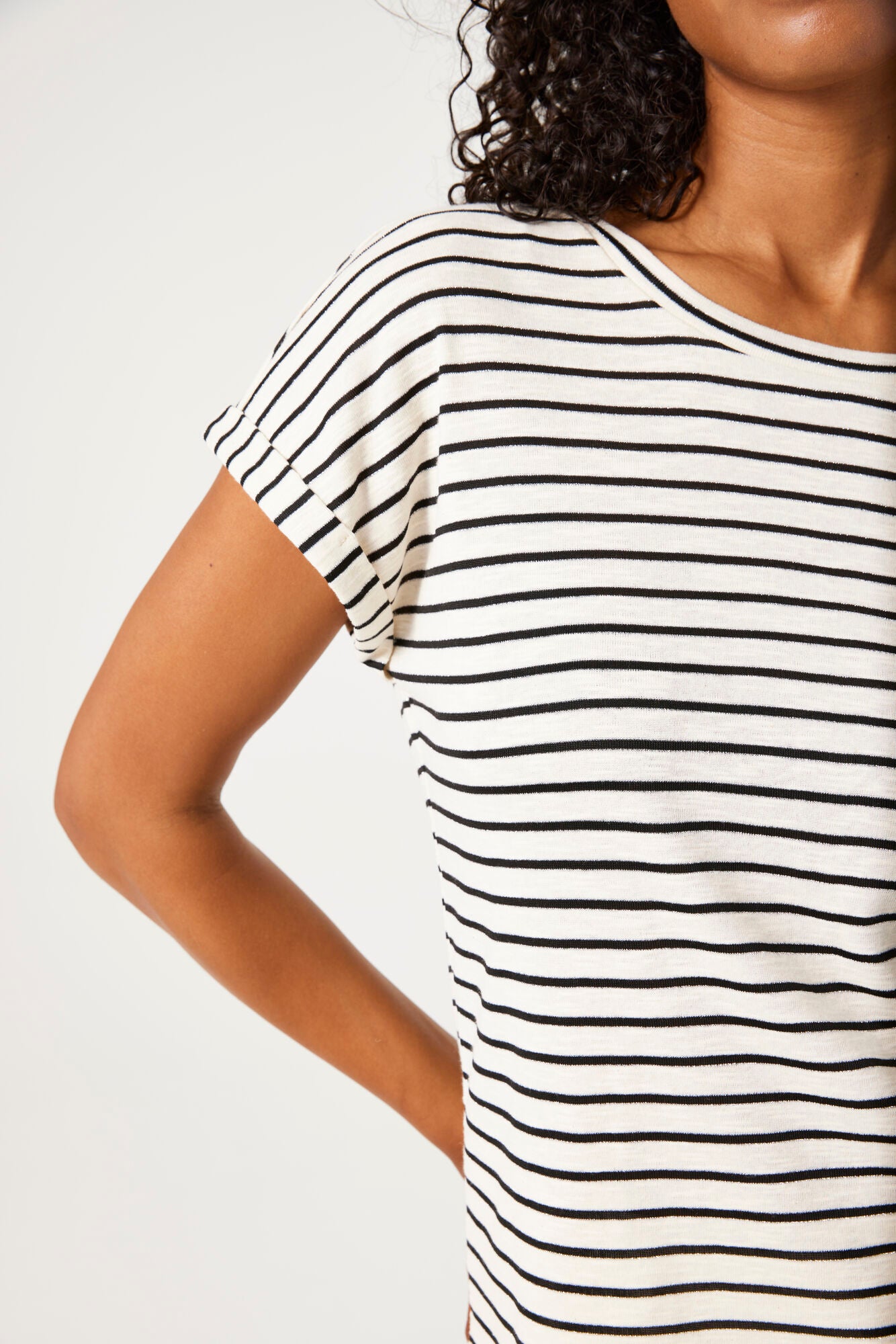 Garcia - Striped Tee - Black