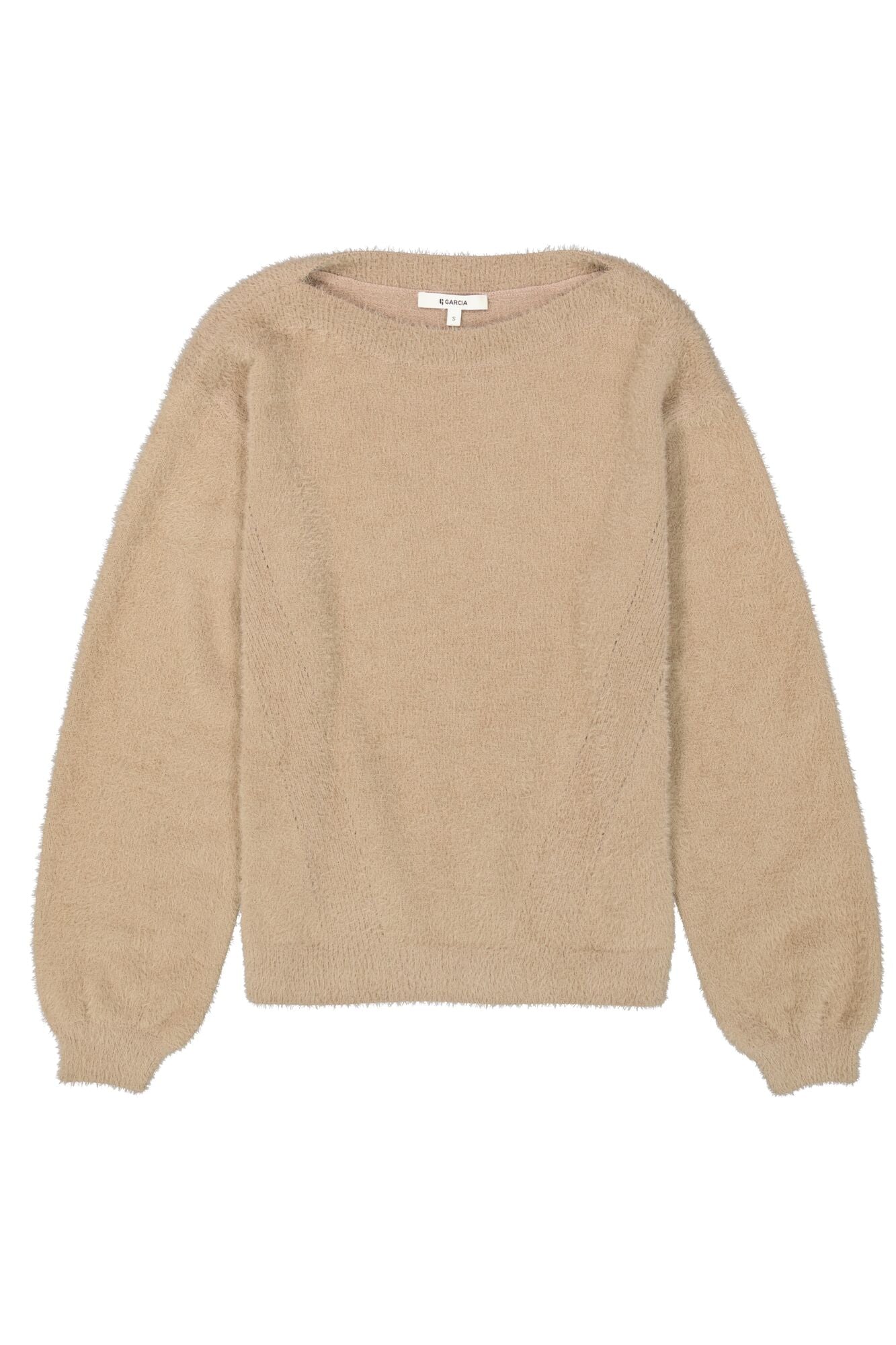 Garcia - Fluffy Knit Pullover - Taupe