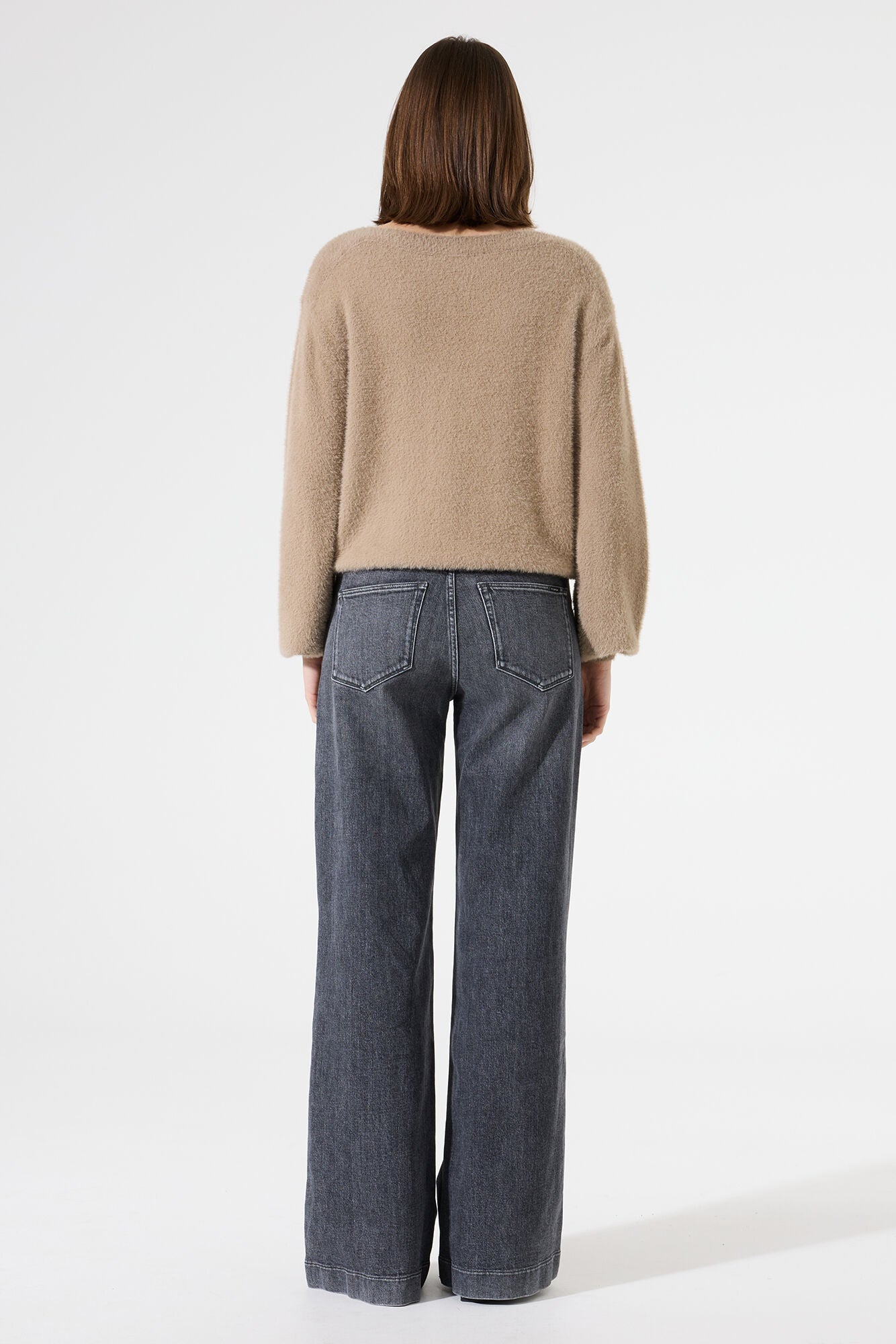 Garcia - Fluffy Knit Pullover - Taupe