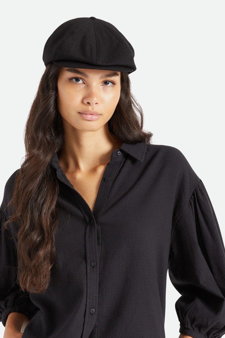 Brixton - Brood Snap Cap - Black