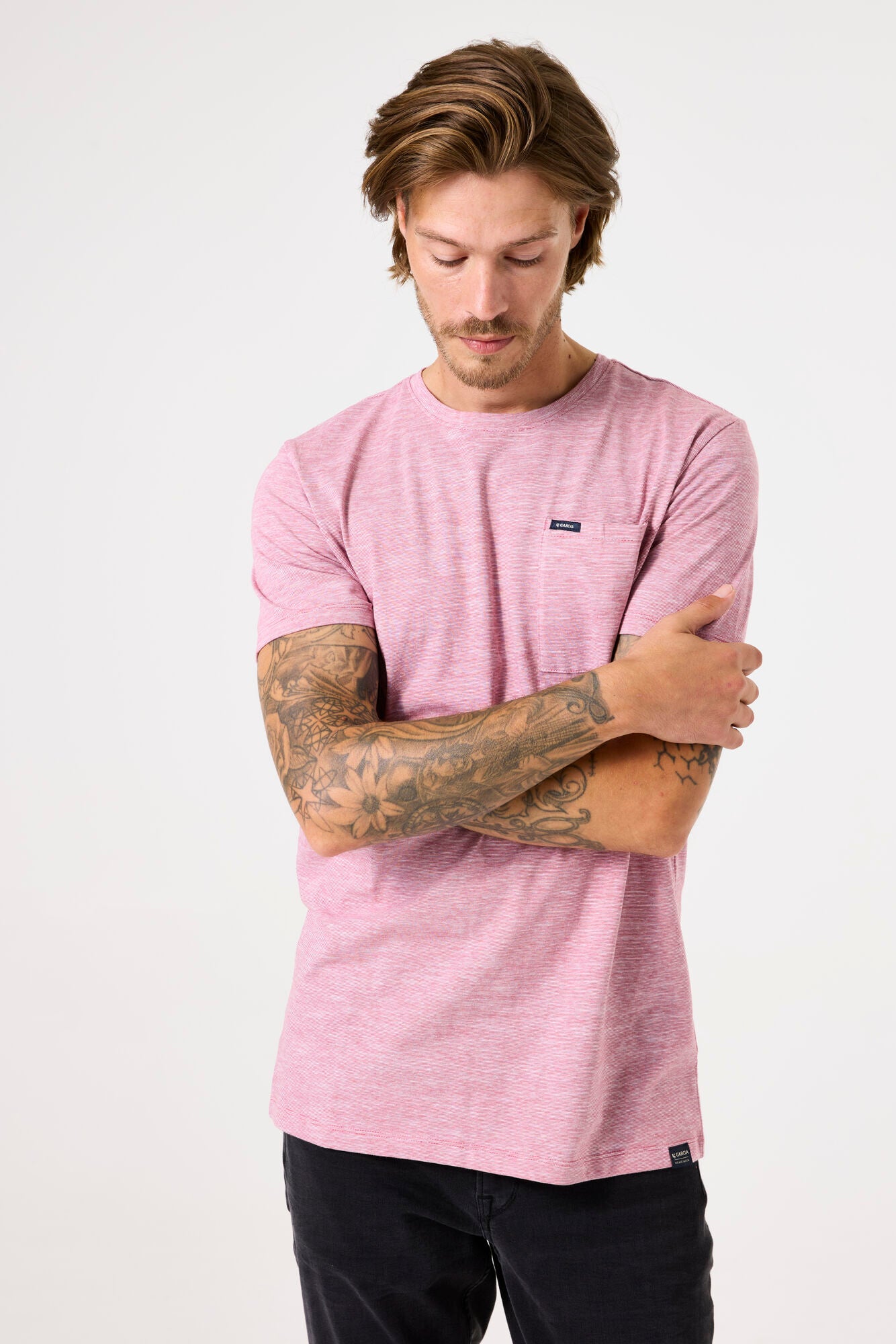 Garcia - Plain Pocket Tee - Soft Rose