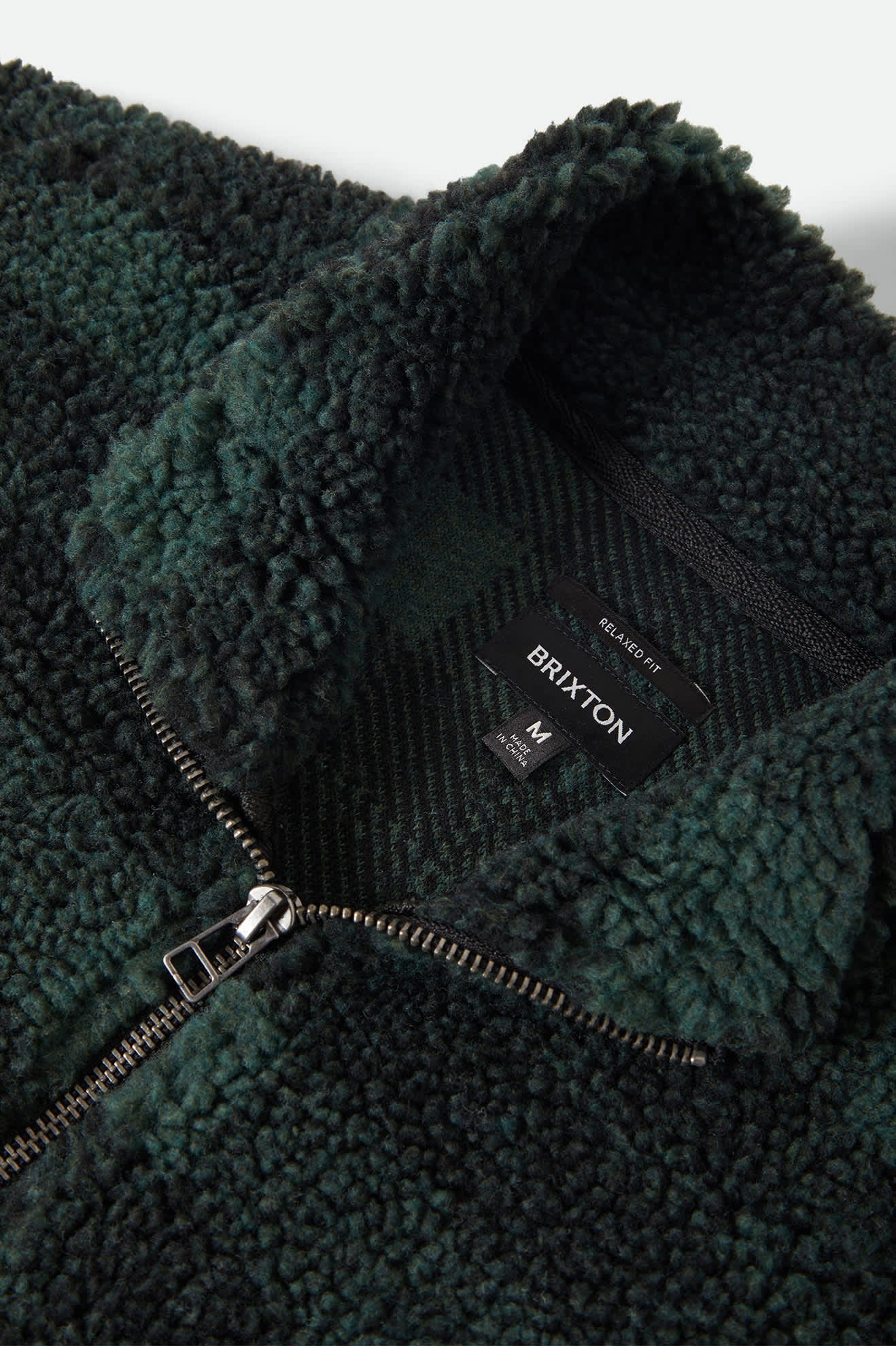 Brixton - Arctic LS Fleece Mock Neck Jacket - Forest Green