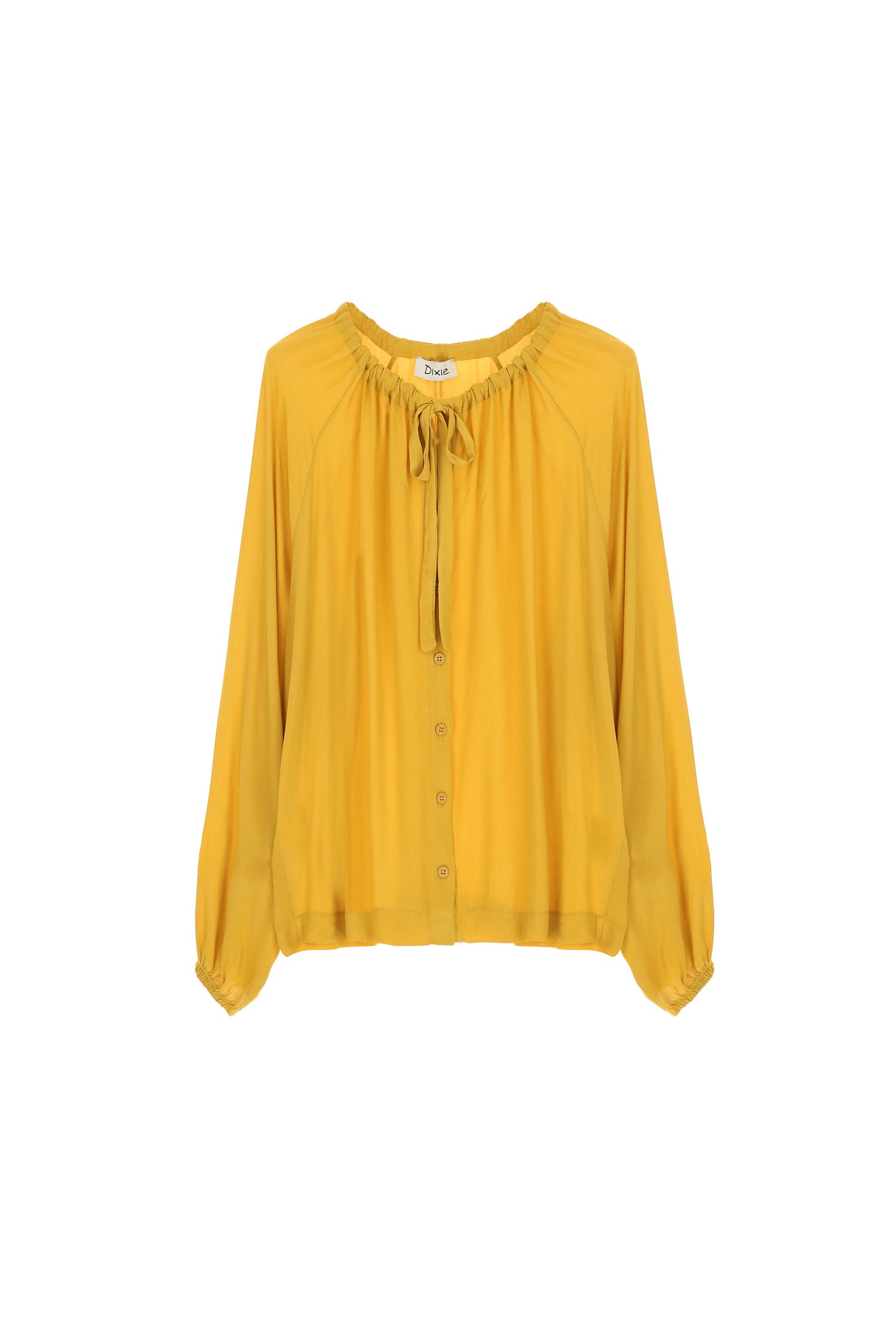 Dixie - Drawstring Shirt - Ocra