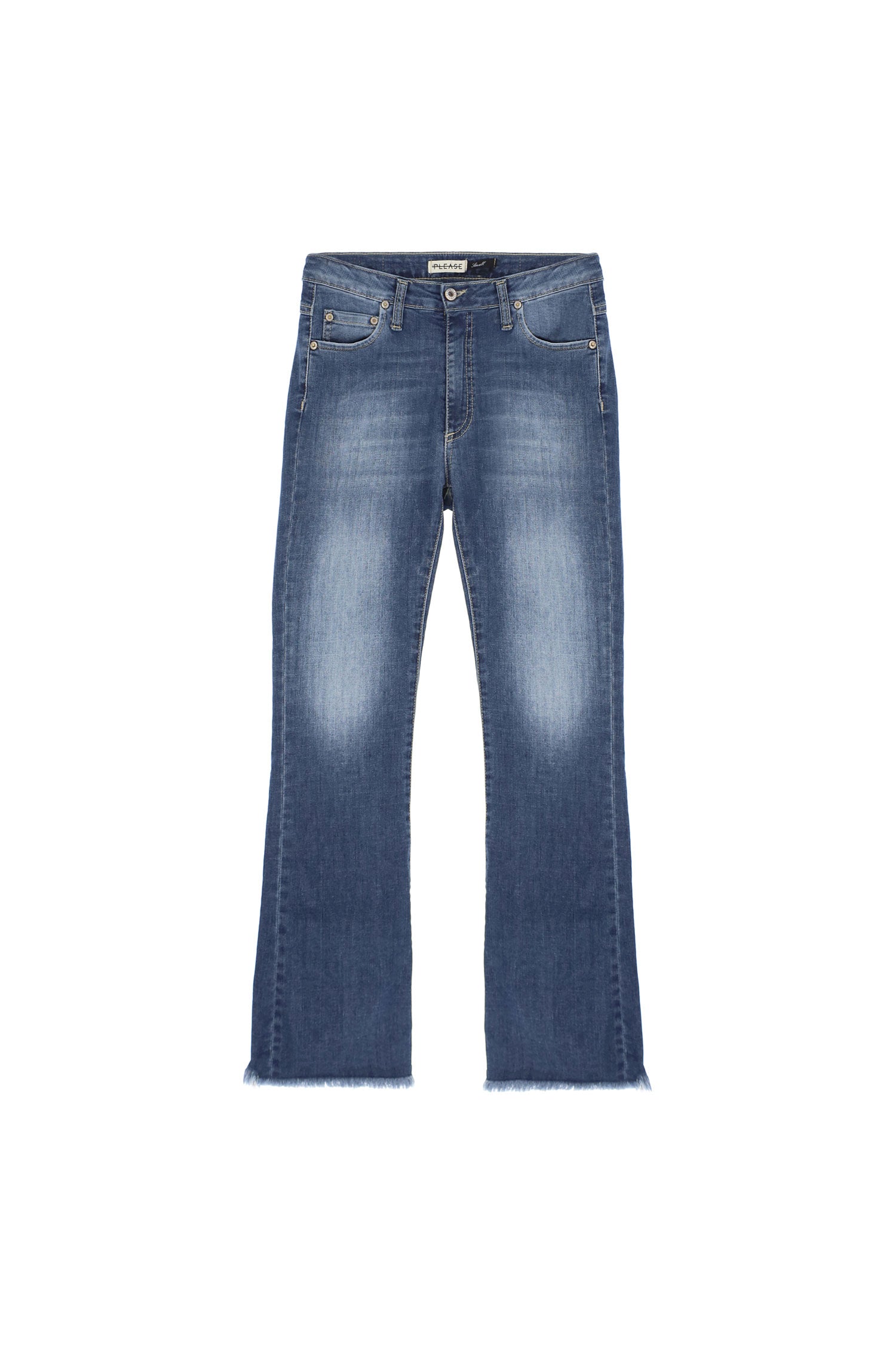 Please - Flare P27 Jean - Blu Denim