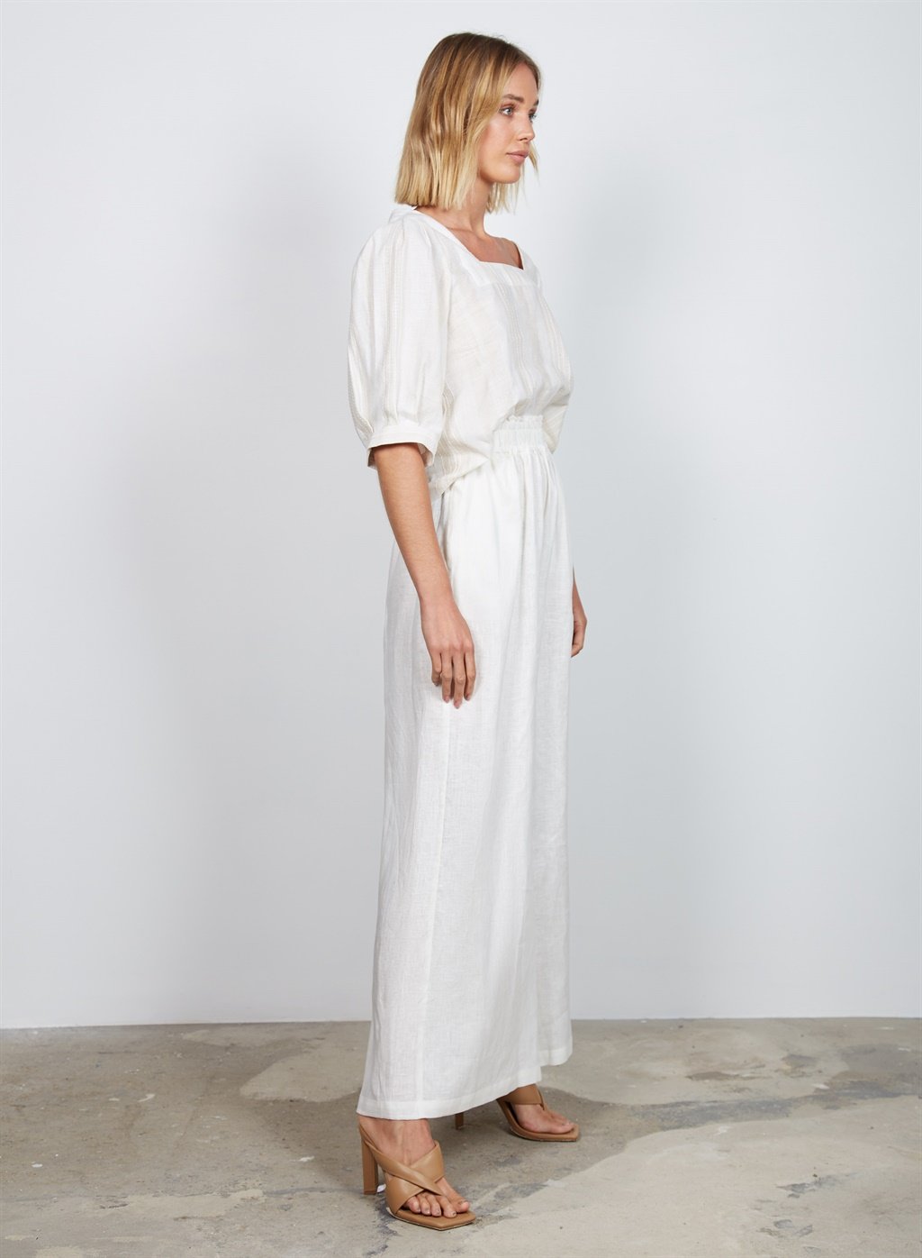 Wish - Pavillion Blouse - Cream Stripe