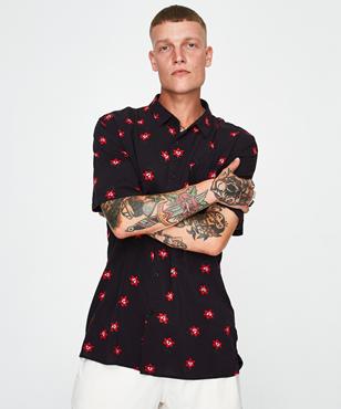Zanerobe - Dark Tropic SS Shirt - Black