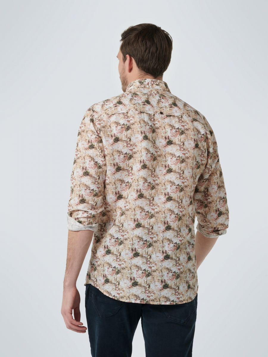 No Excess - Tundra Linen Shirt - Coral