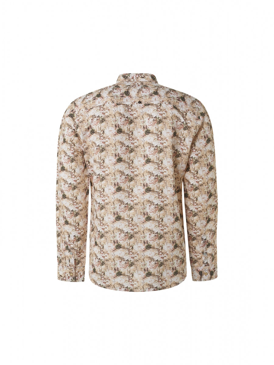 No Excess - Tundra Linen Shirt - Coral