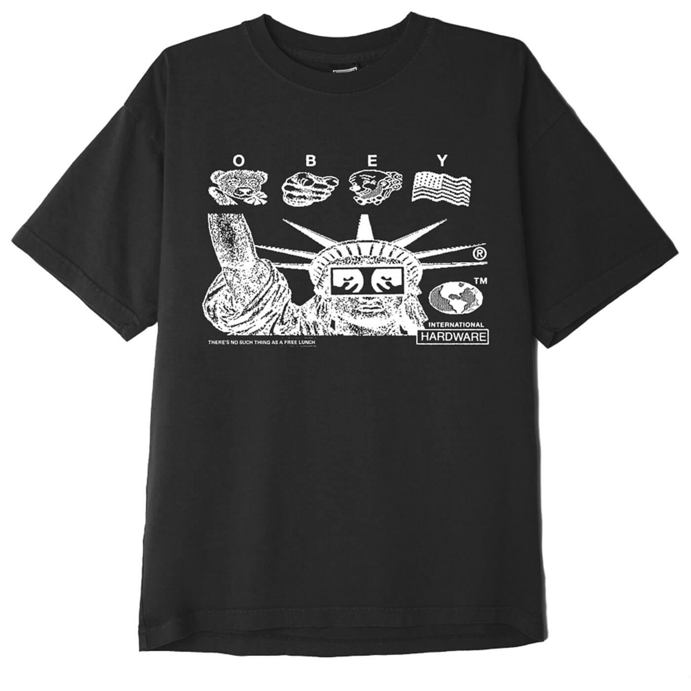 Obey - International Hardware SS Tee - Off Black