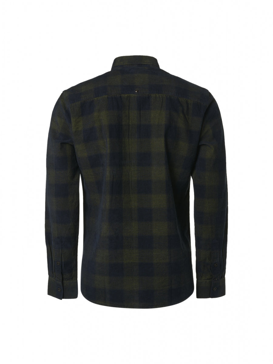No Excess - Duo Corduroy LS Shirt - Sage Green