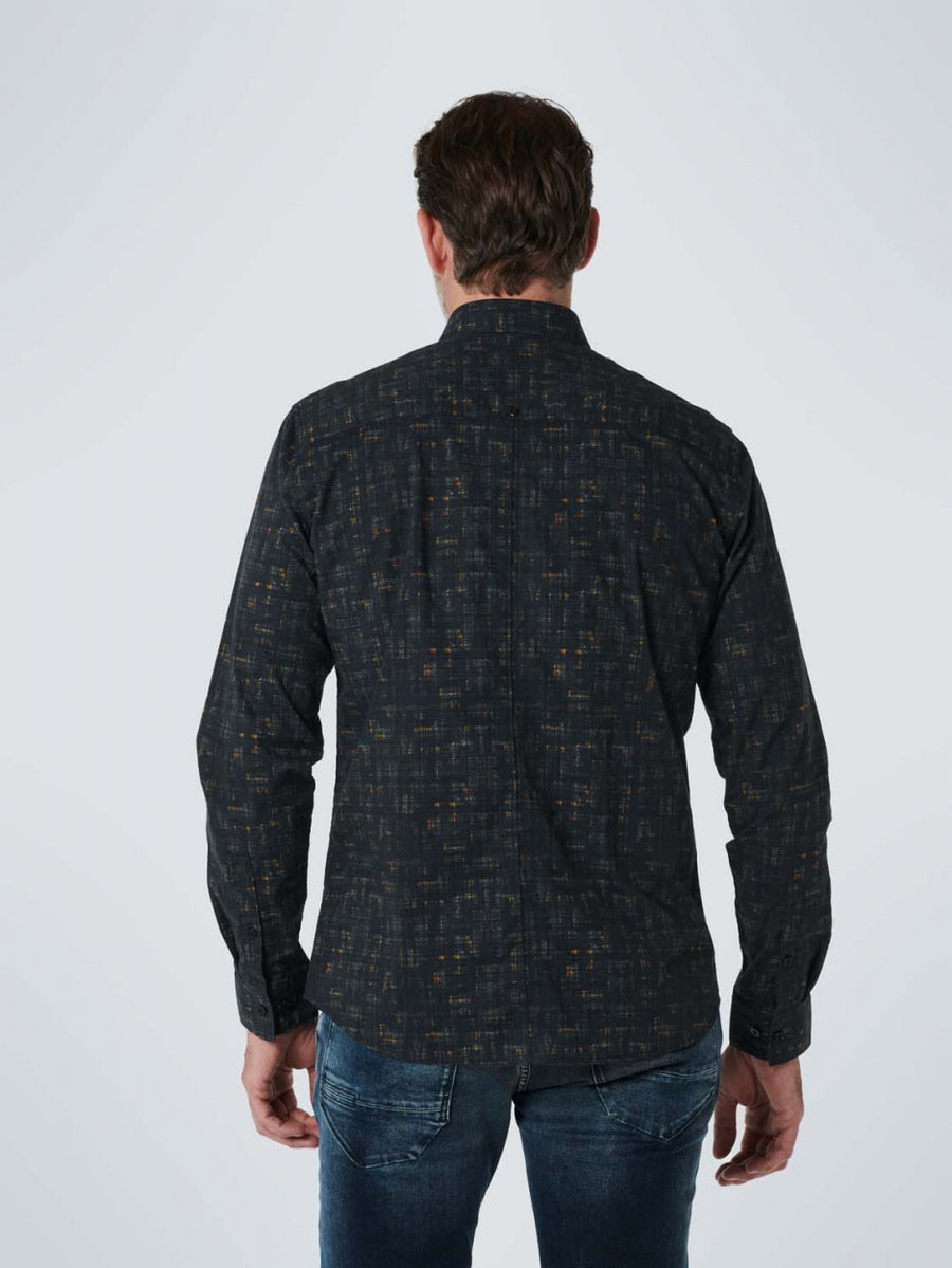 No Excess - Screen Printed LS Shirt - Misty Green