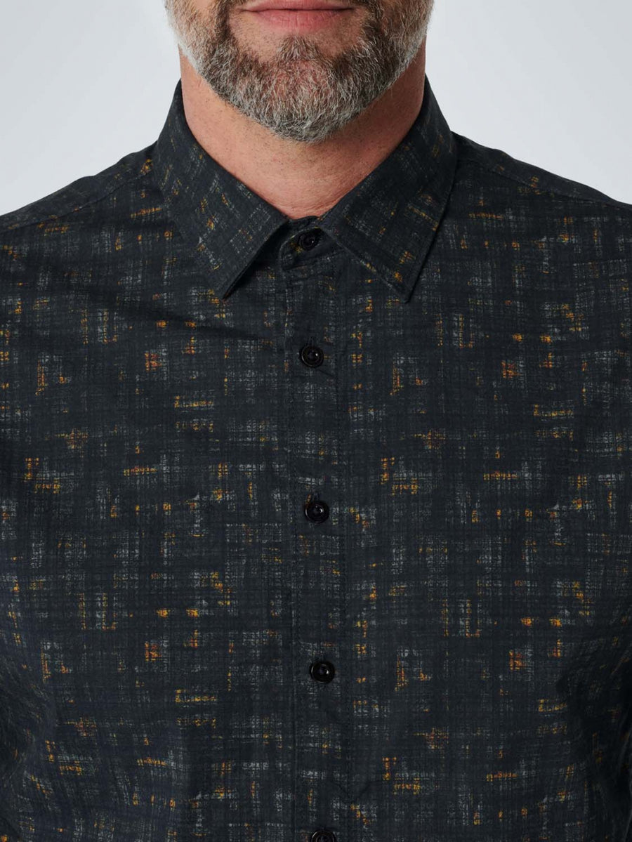 No Excess - Screen Printed LS Shirt - Misty Green