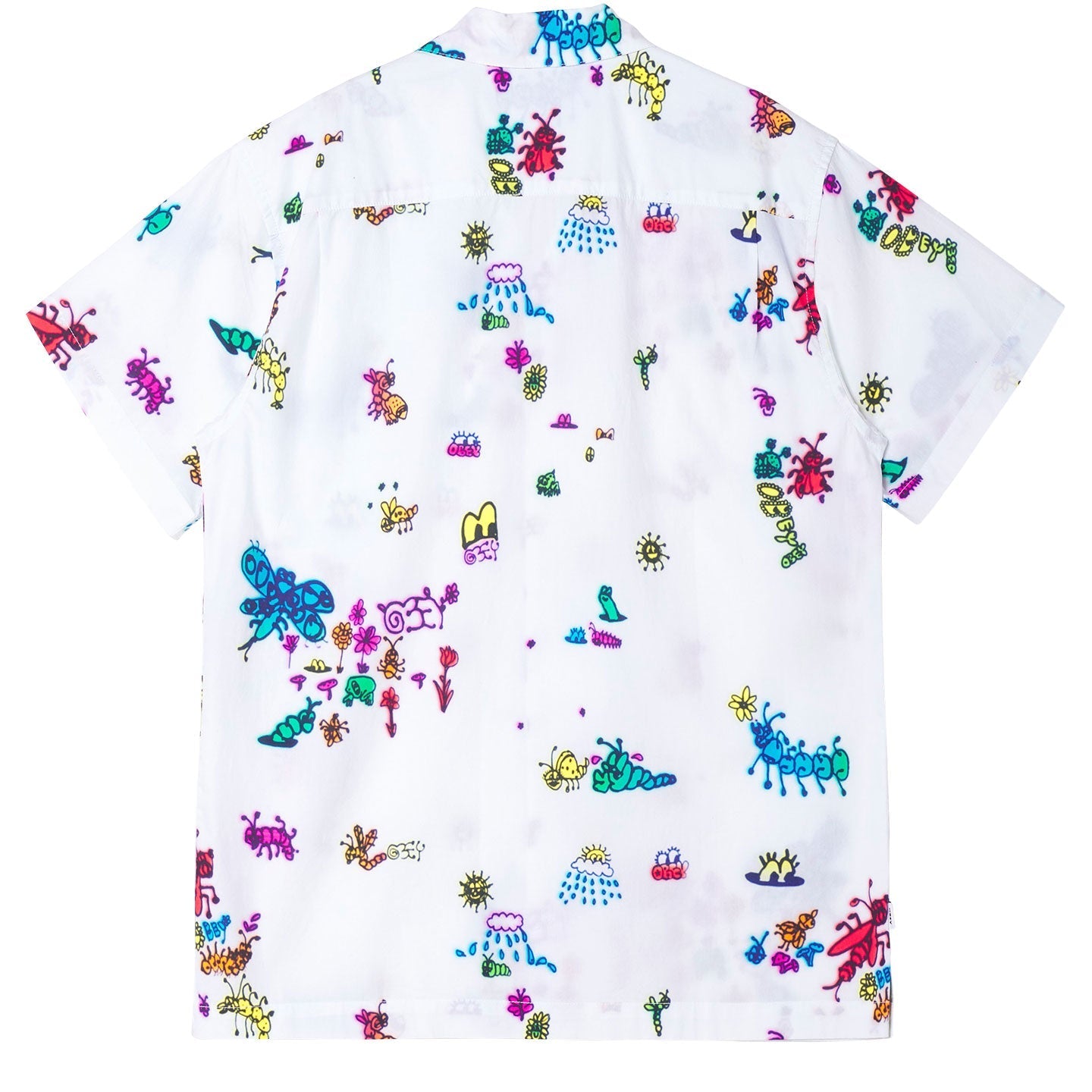 Obey - Doodles SS Woven Shirt - White Multi