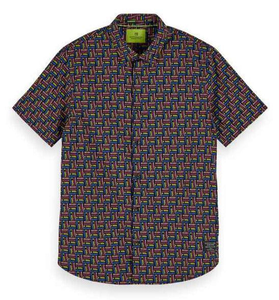 Scotch & Soda - Regular Fit Printed Shirt - Multi