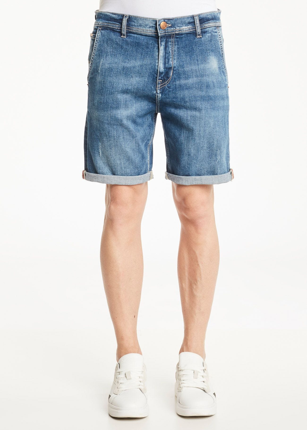 Gaudi - Denim Chino Bermuda Shorts - 34 Wash