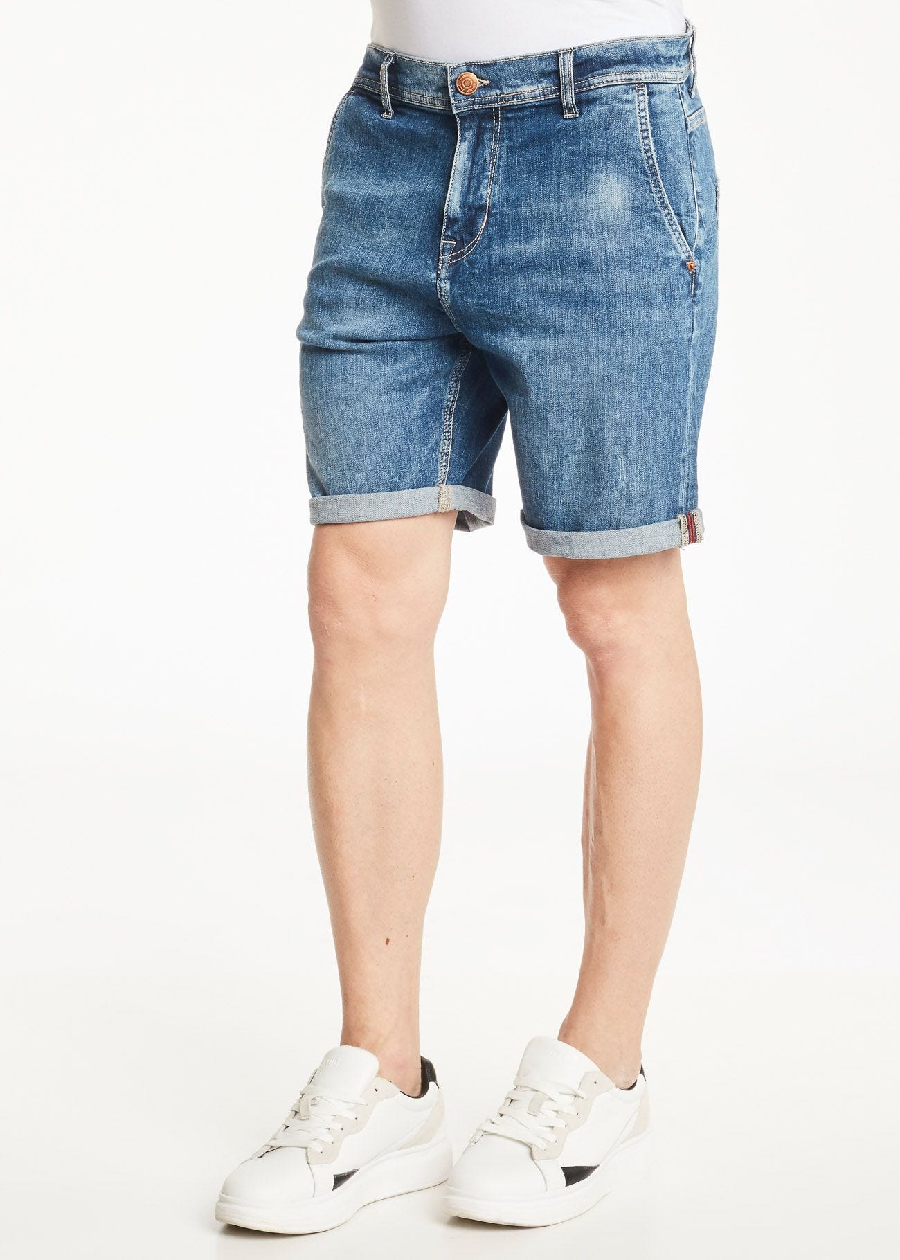 Gaudi - Denim Chino Bermuda Shorts - 34 Wash