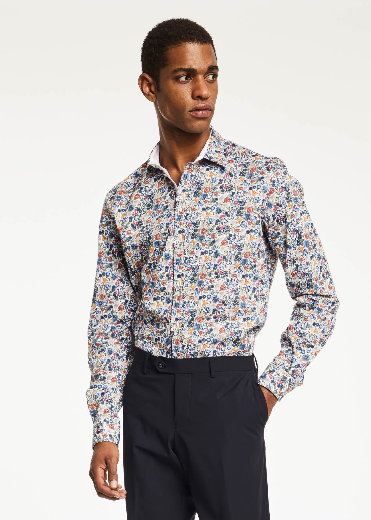 Gaudi - Italiana Shirt - Blue/Red/White