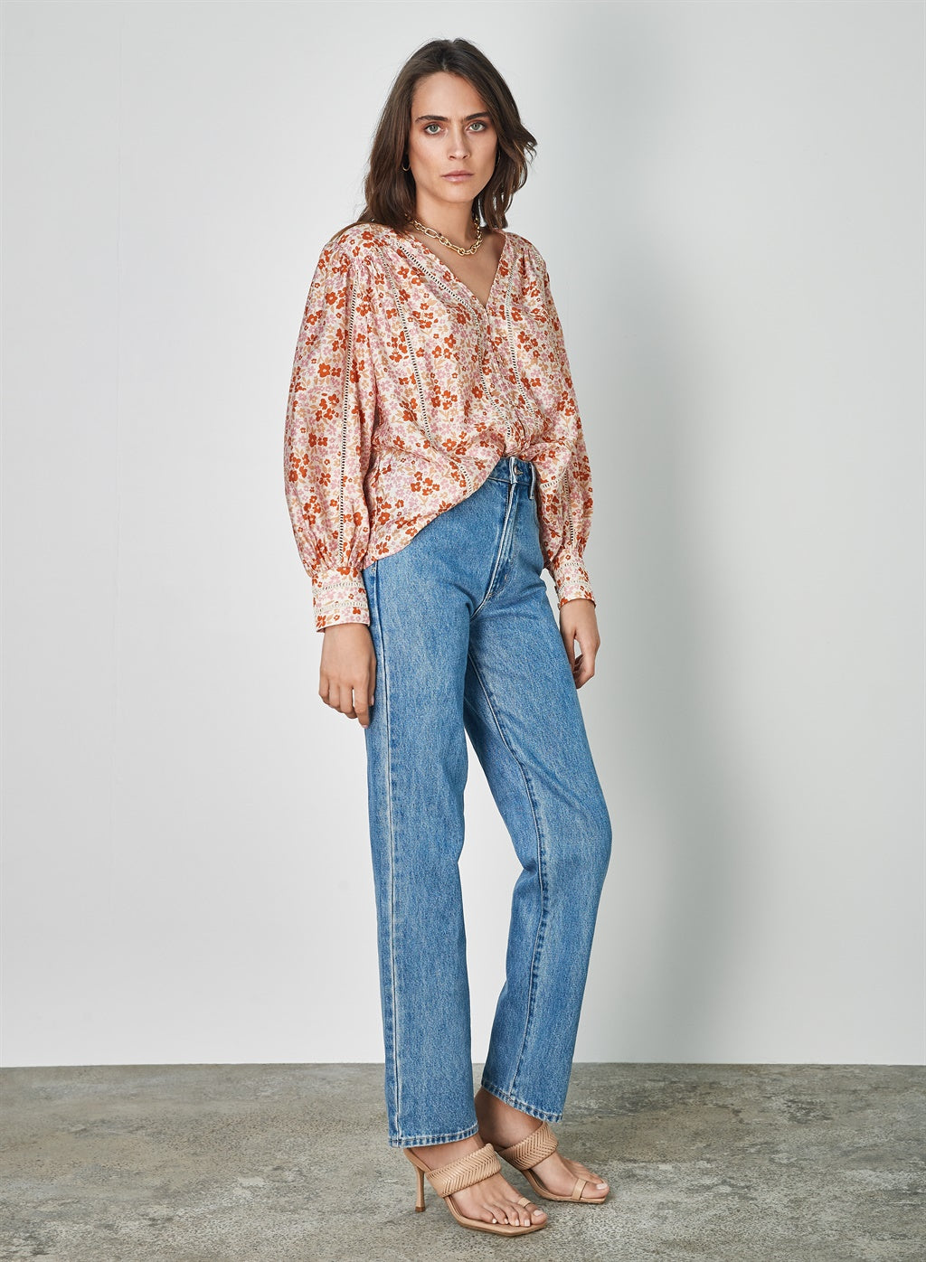 Esmaee - Dahlia Blouse - Dahlia