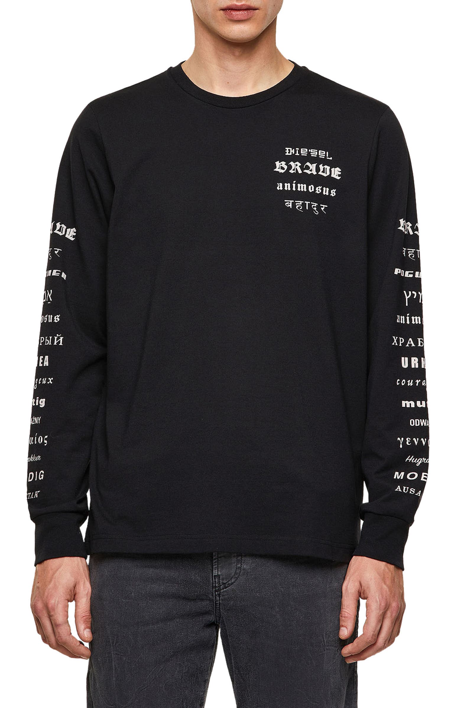 Diesel - T-Just-LS-B50 Tee - Black