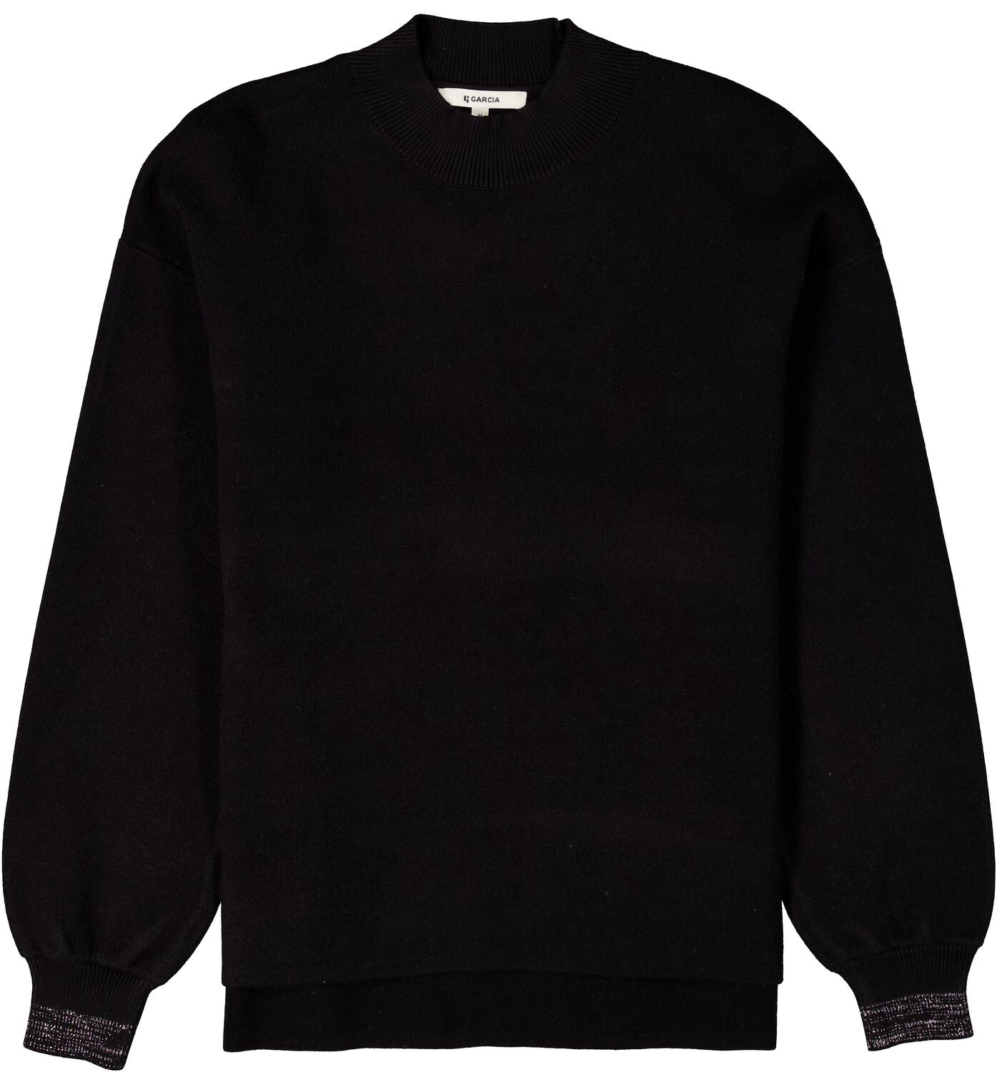 Garcia - High Neck Pullover - Black