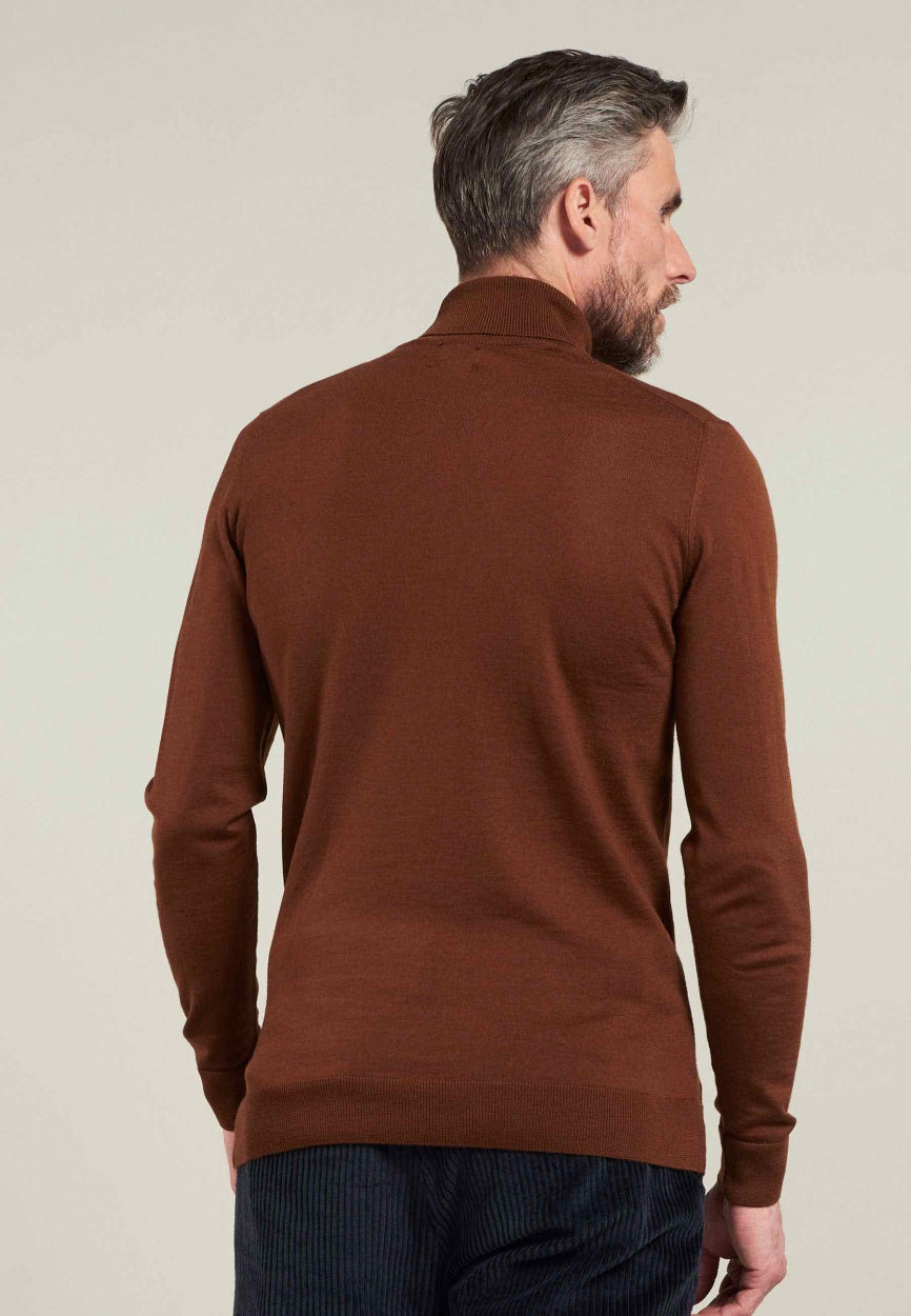 Dstrezzed - Merino Turtle Neck - Argan Oil