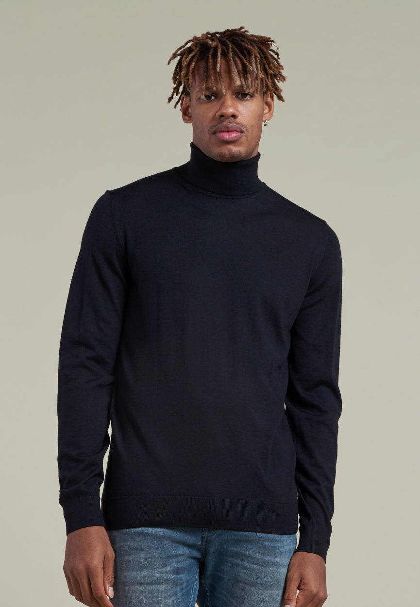 Dstrezzed - Merino Turtle Neck - Black