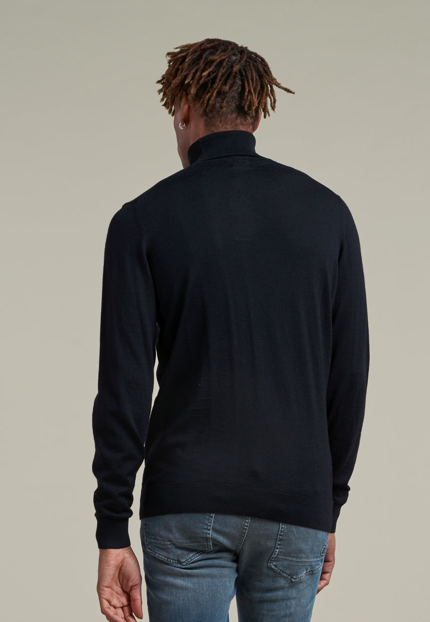 Dstrezzed - Merino Turtle Neck - Black