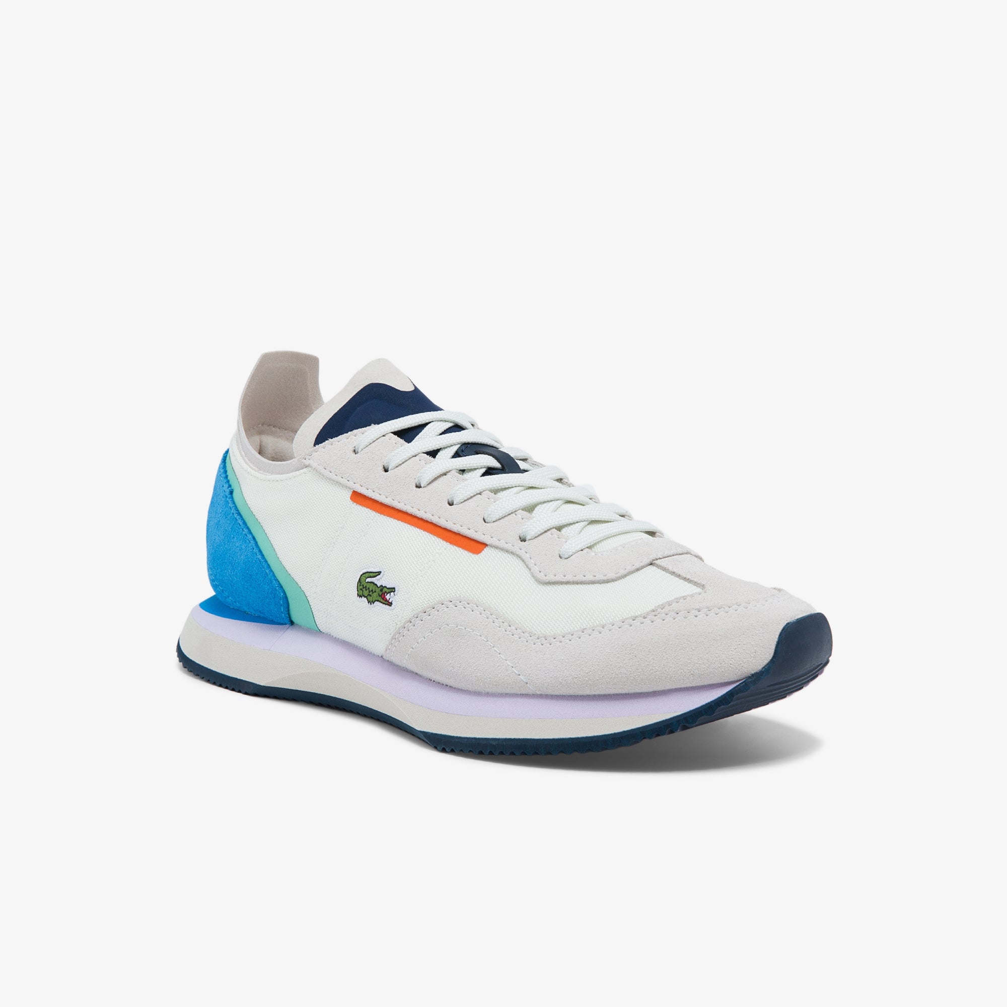 Lacoste - Match Break 0121 3 SFA Shoe - Off White / Blue