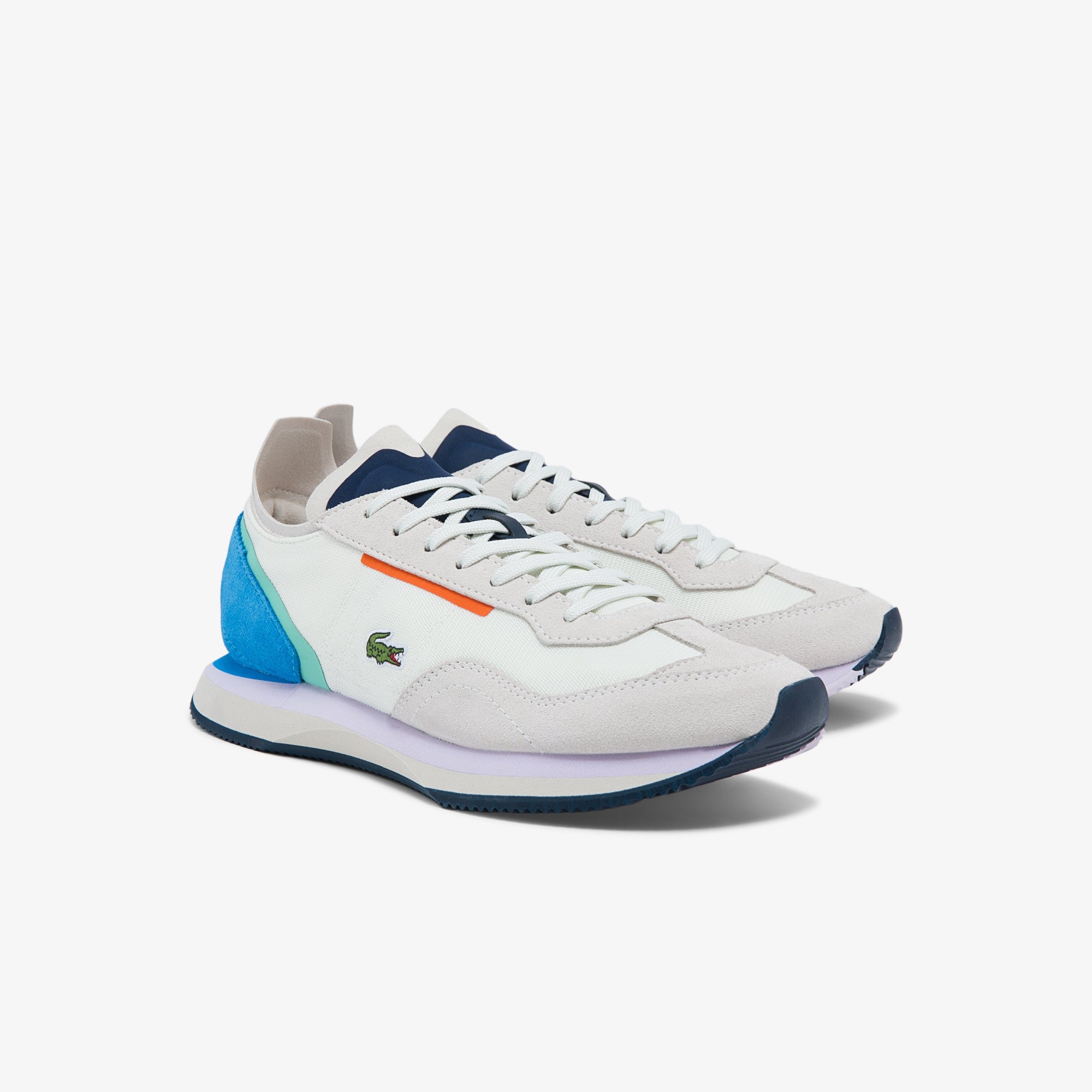 Lacoste - Match Break 0121 3 SFA Shoe - Off White / Blue
