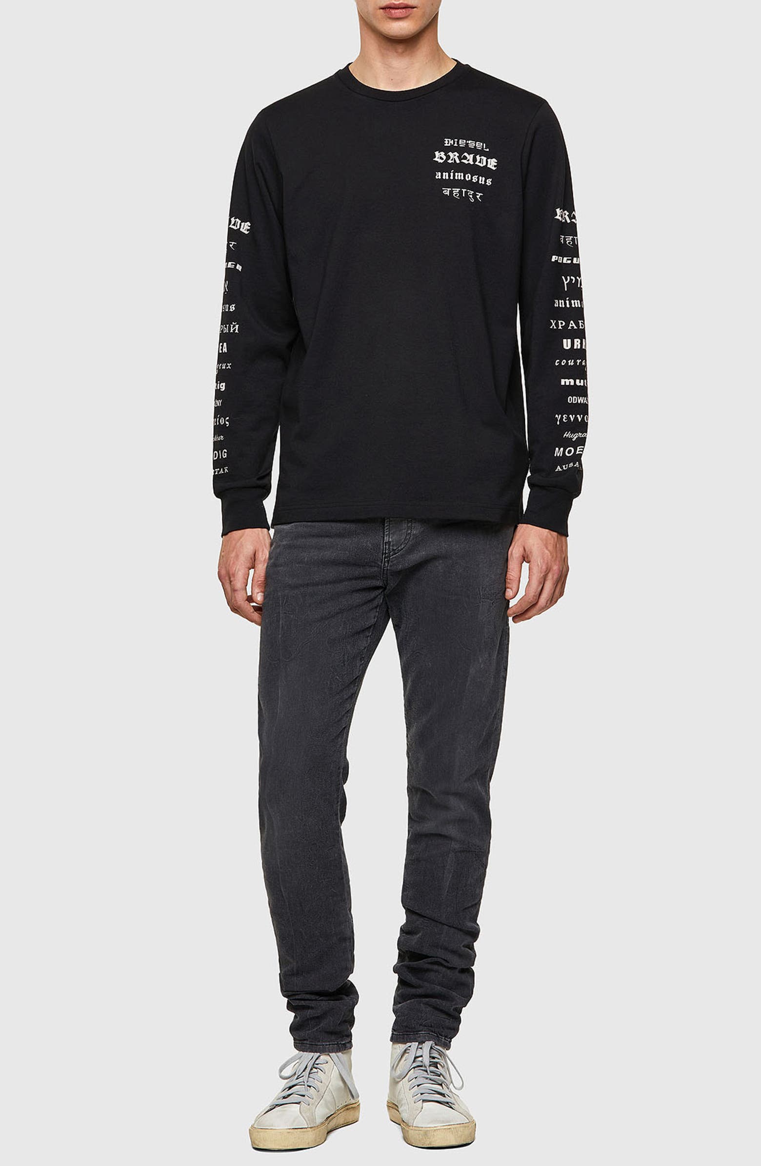 Diesel - T-Just-LS-B50 Tee - Black