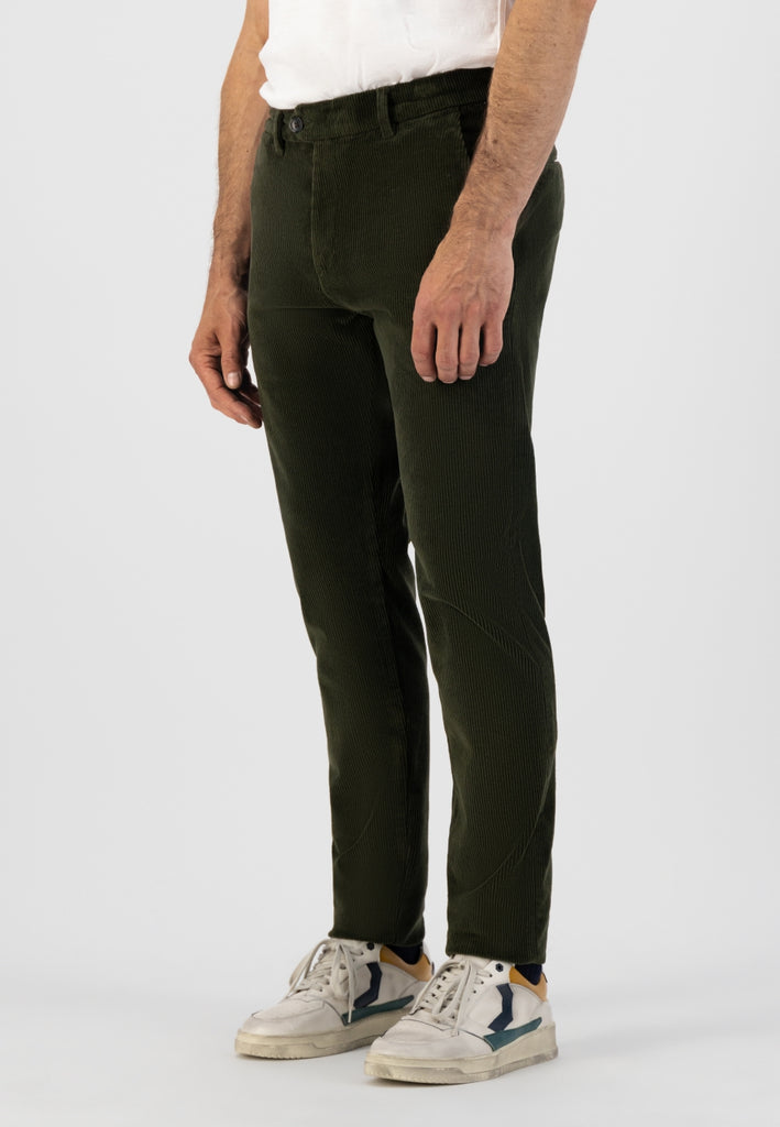 Dstrezzed - Fonda Slim Ribcord Chino - Dark Army