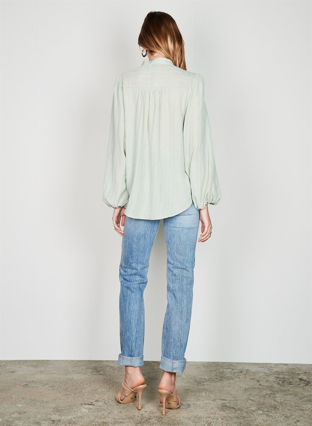 Esmaee - Delphine Blouse - Seafoam