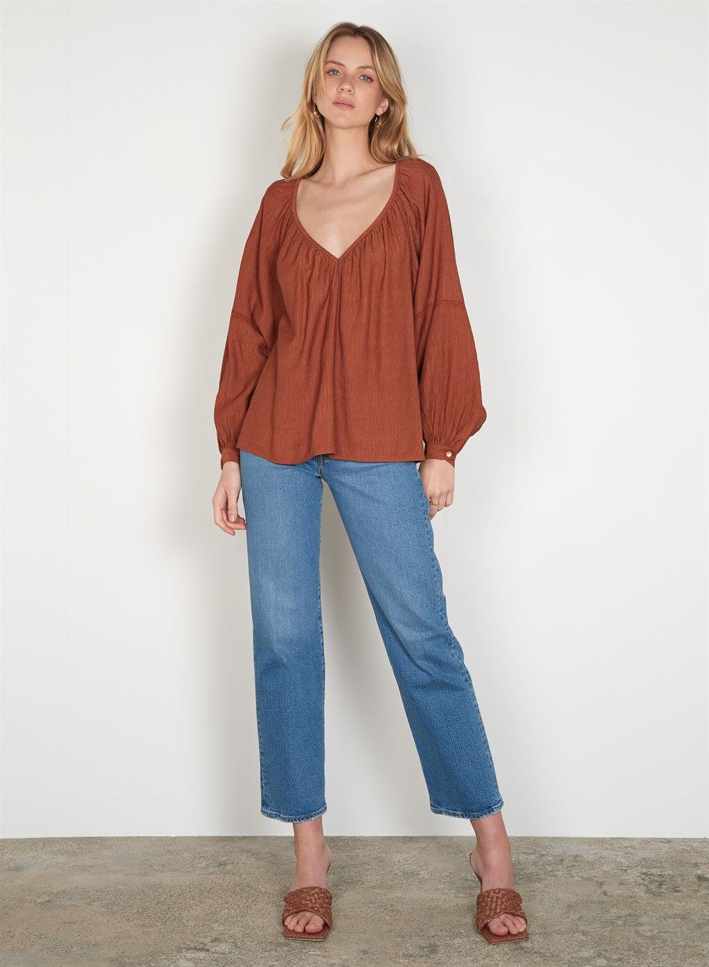 Esmaee - Safi Blouse - Spice