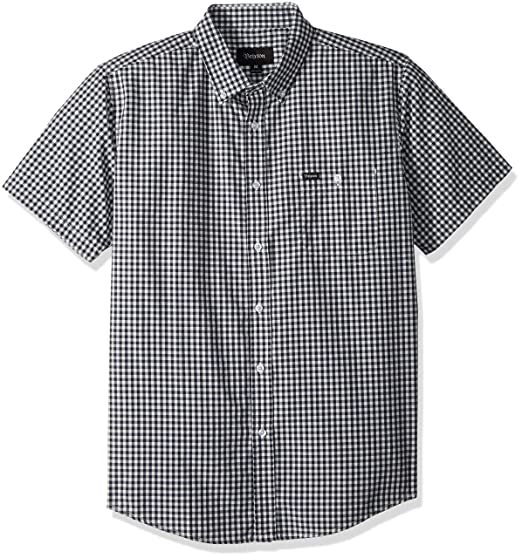 Brixton - Howl SS Shirt - Navy/Off White
