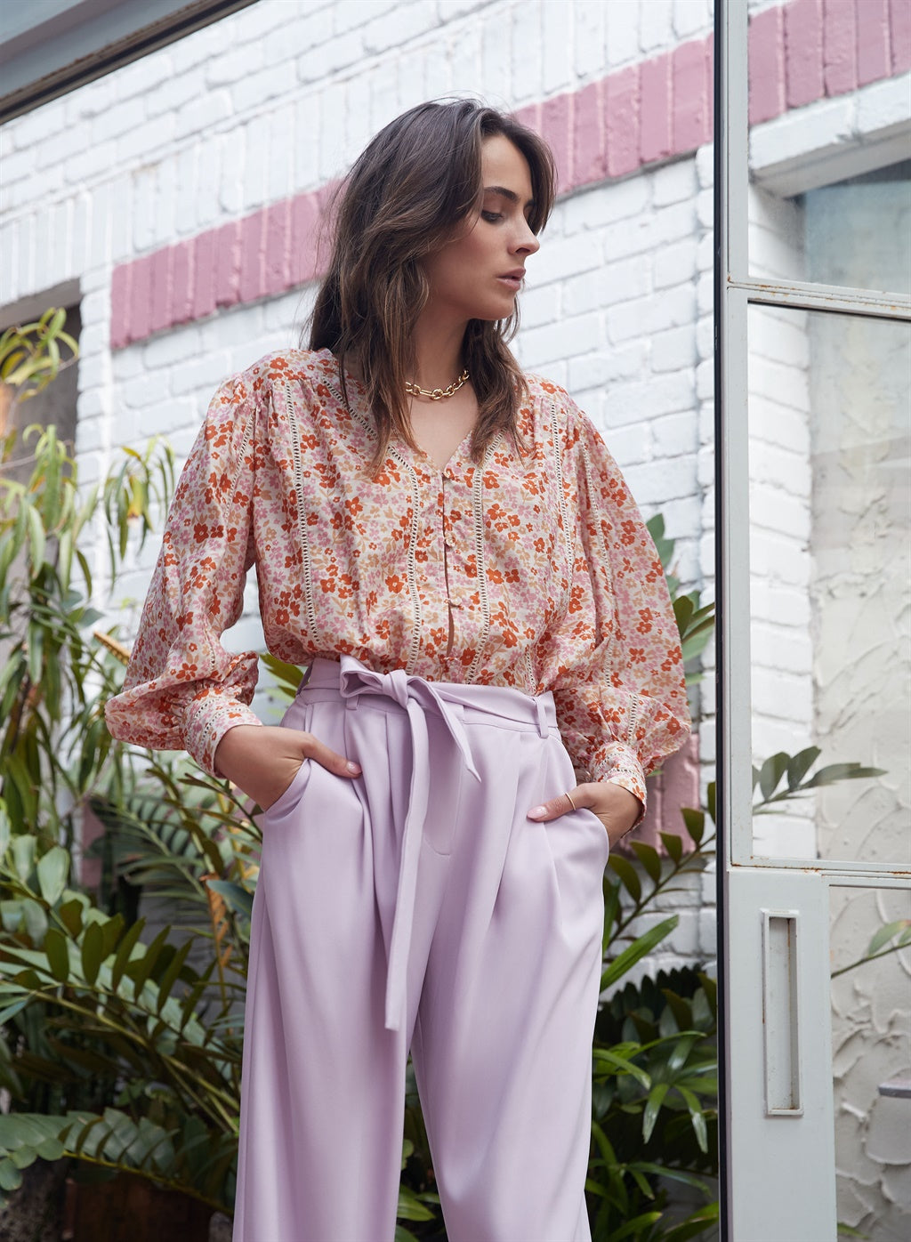 Esmaee - Dahlia Blouse - Dahlia