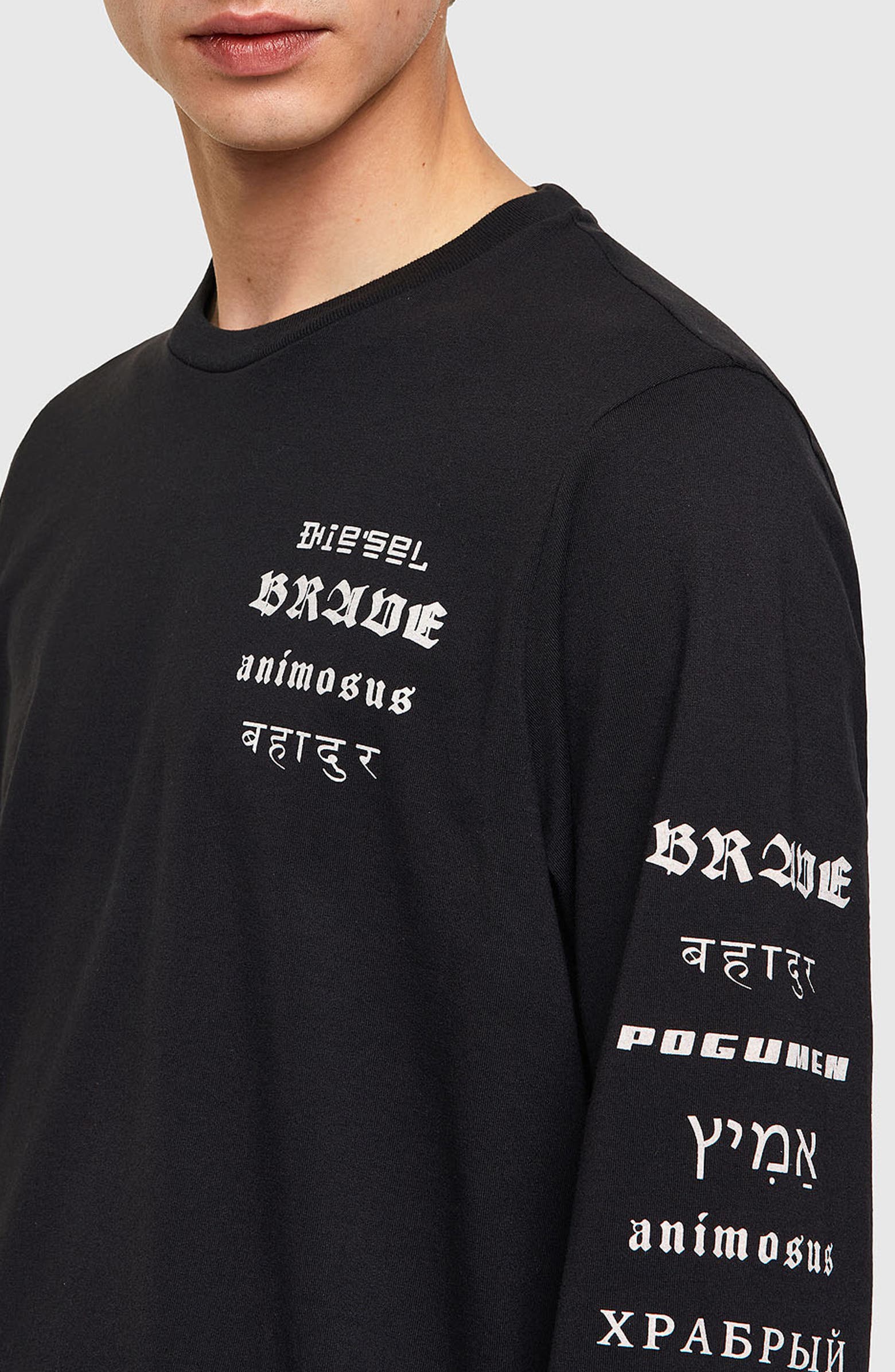 Diesel - T-Just-LS-B50 Tee - Black