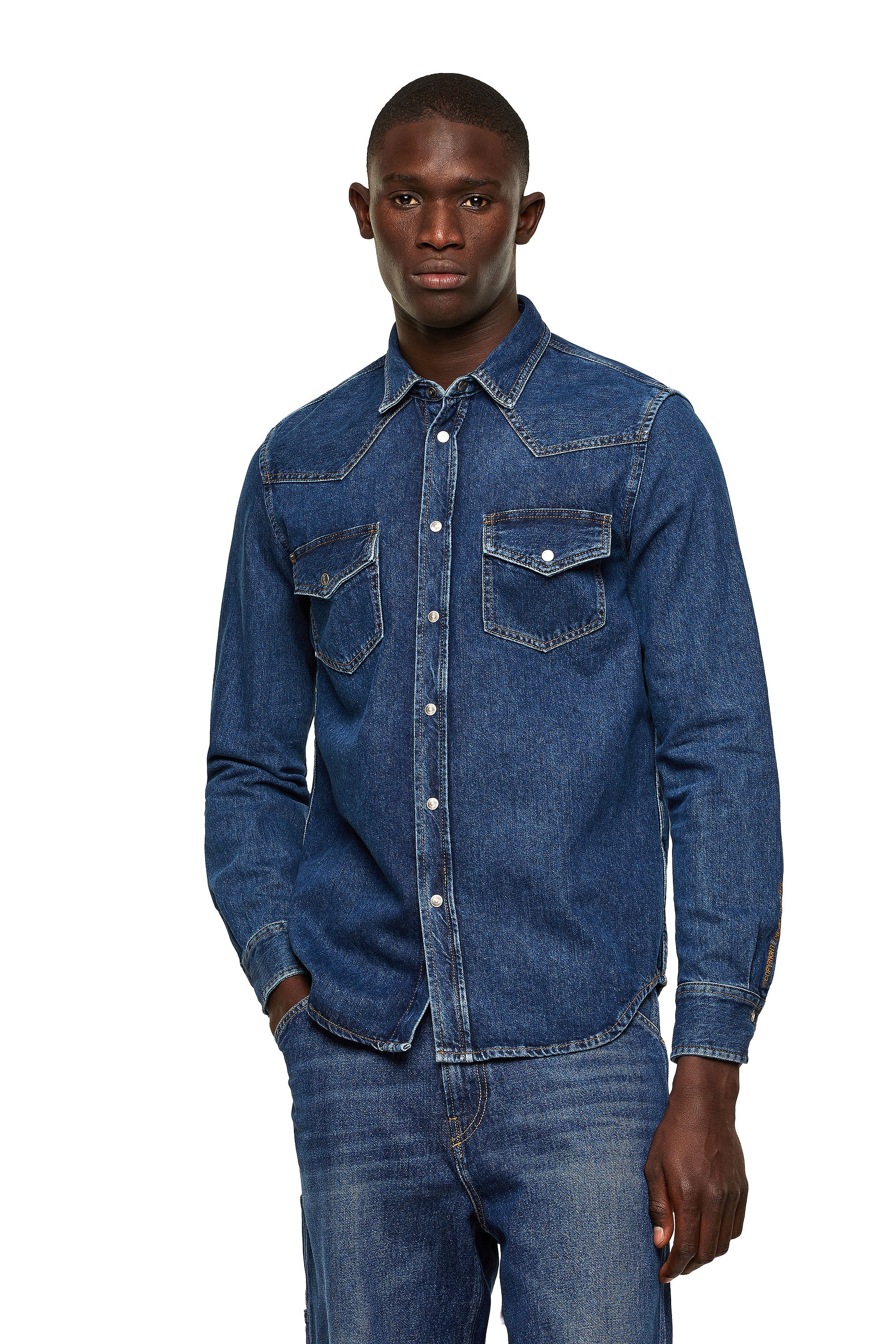 Diesel - D-East-P1 Shirt - Wash Denim