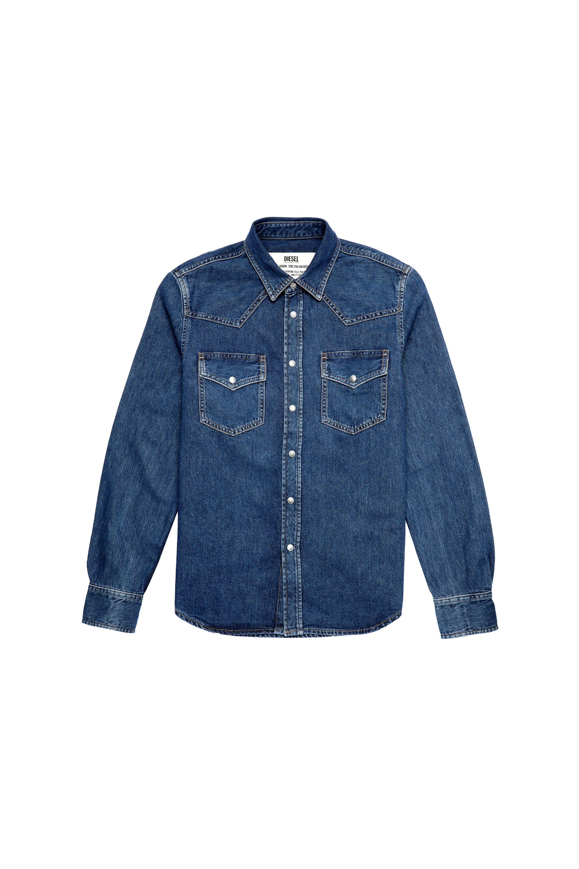 Diesel - D-East-P1 Shirt - Wash Denim