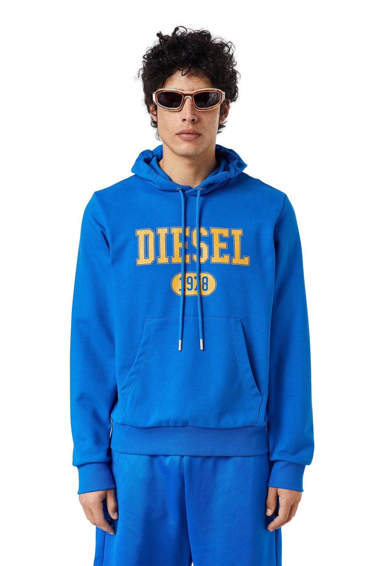 Diesel S Ginn Hood K25 Sweatshirt Blue