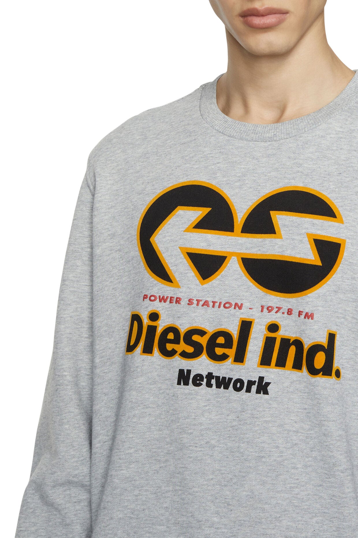 Diesel - S-Ginn-E1 Sweatshirt - Grey Marle