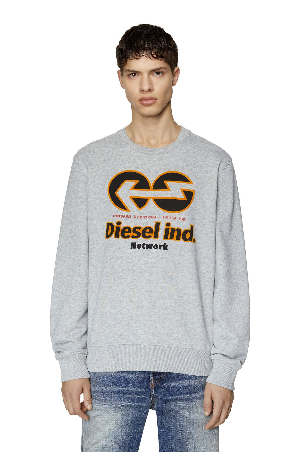 Grey diesel clearance sweatshirt