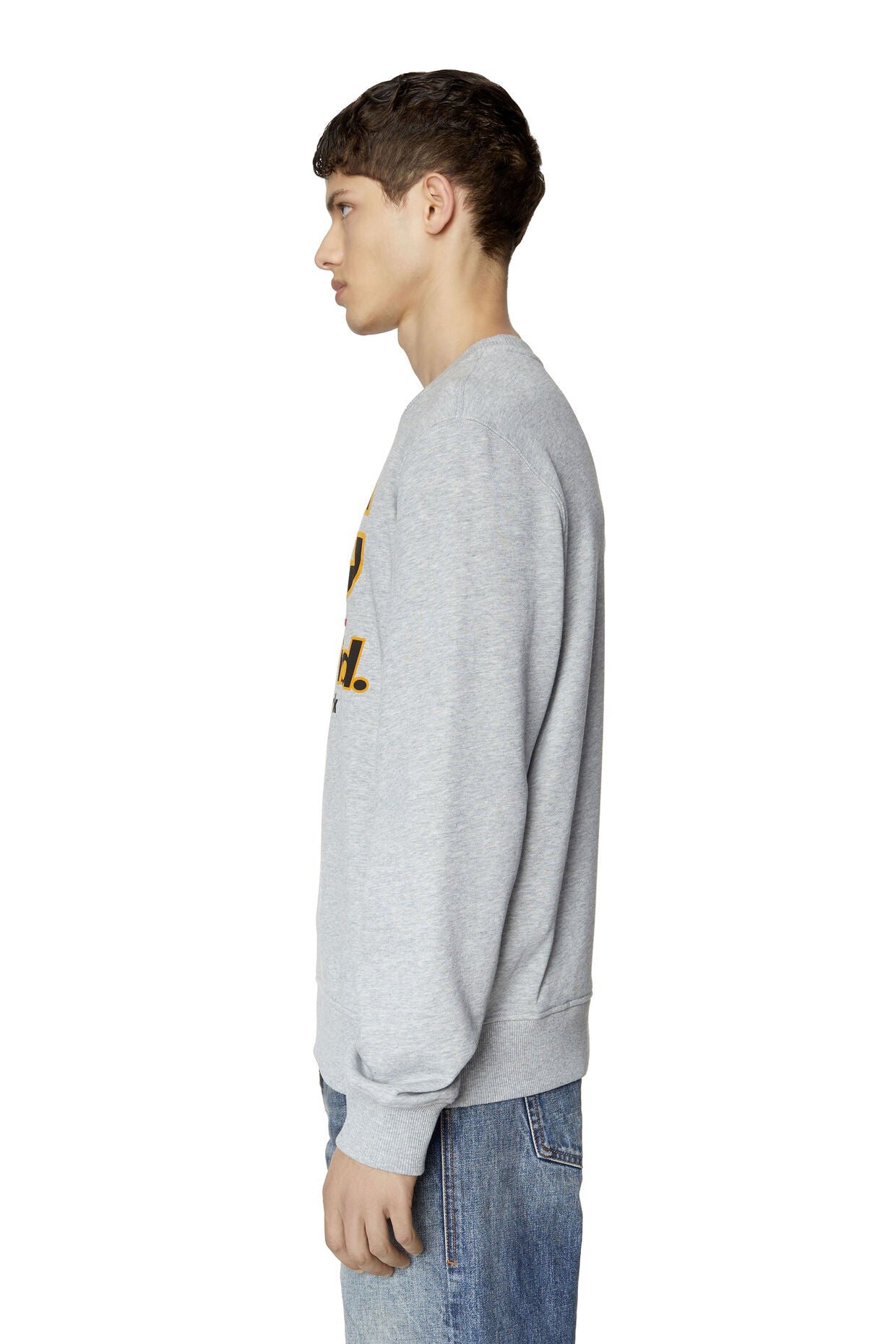 Diesel - S-Ginn-E1 Sweatshirt - Grey Marle