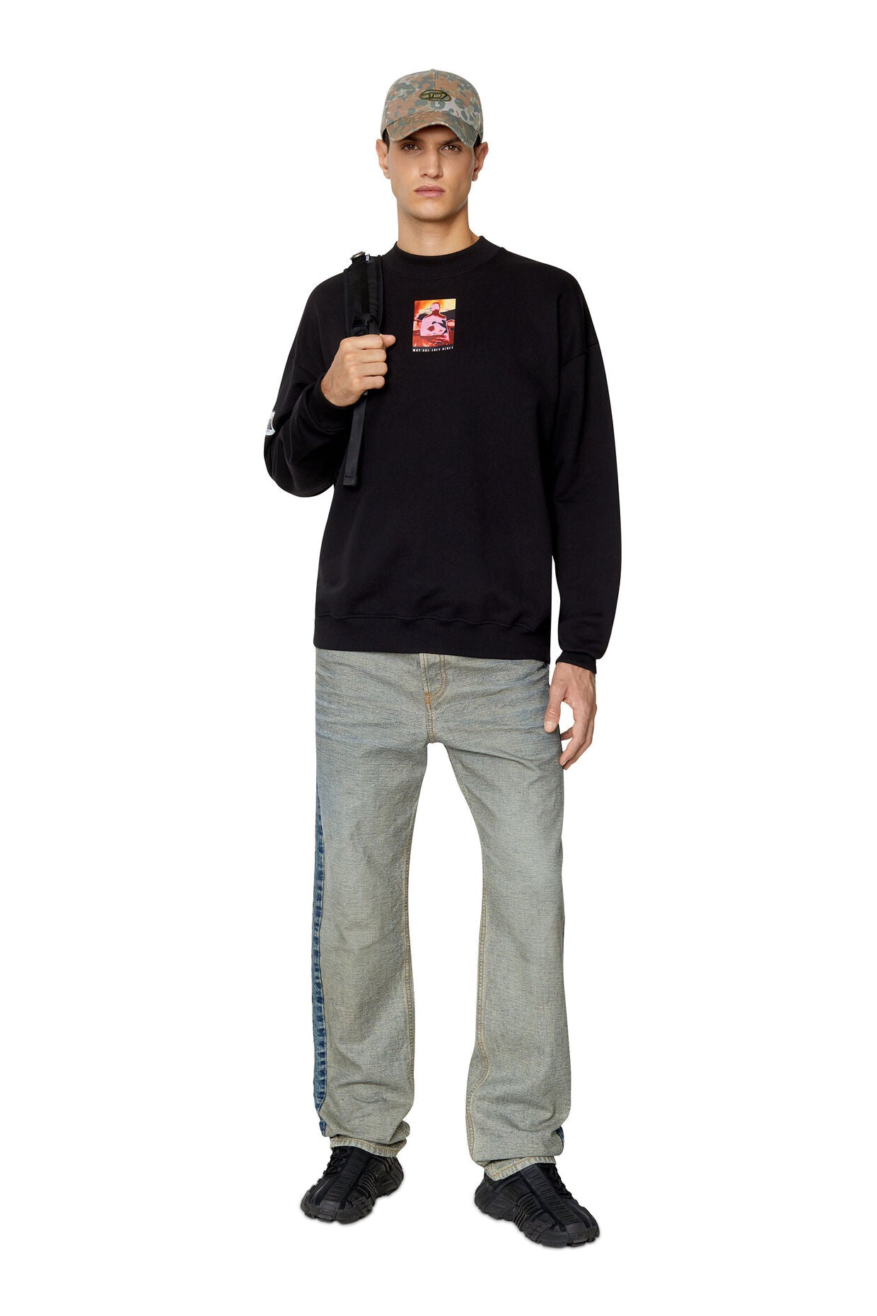 Diesel - S-Maris-E1 Sweatshirt - Black