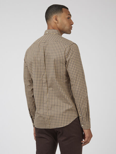 Ben Sherman - Mini Mod Check LS Shirt - Sand