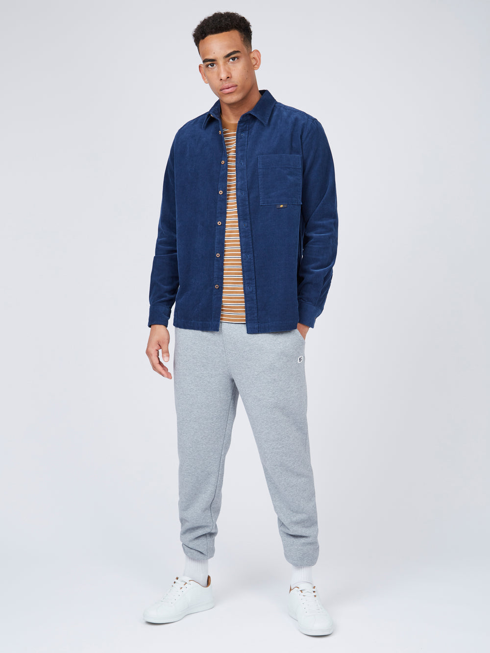 Ben Sherman - Corduroy Shirt - Dark Blue