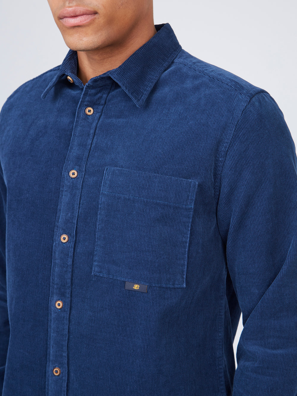 Ben Sherman - Corduroy Shirt - Dark Blue