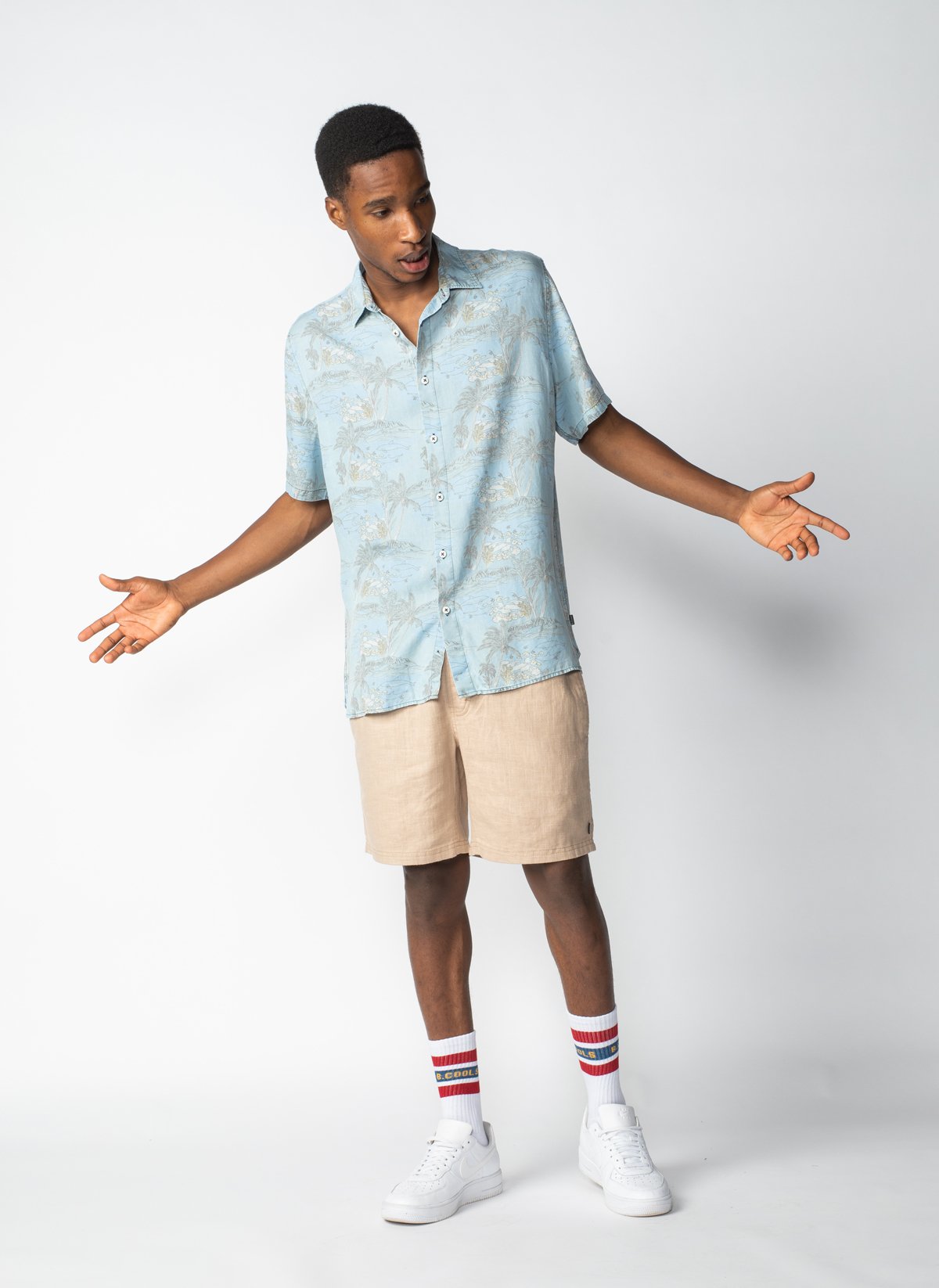 Barney Cools - Holiday SS Shirt - Indigo Dolphins