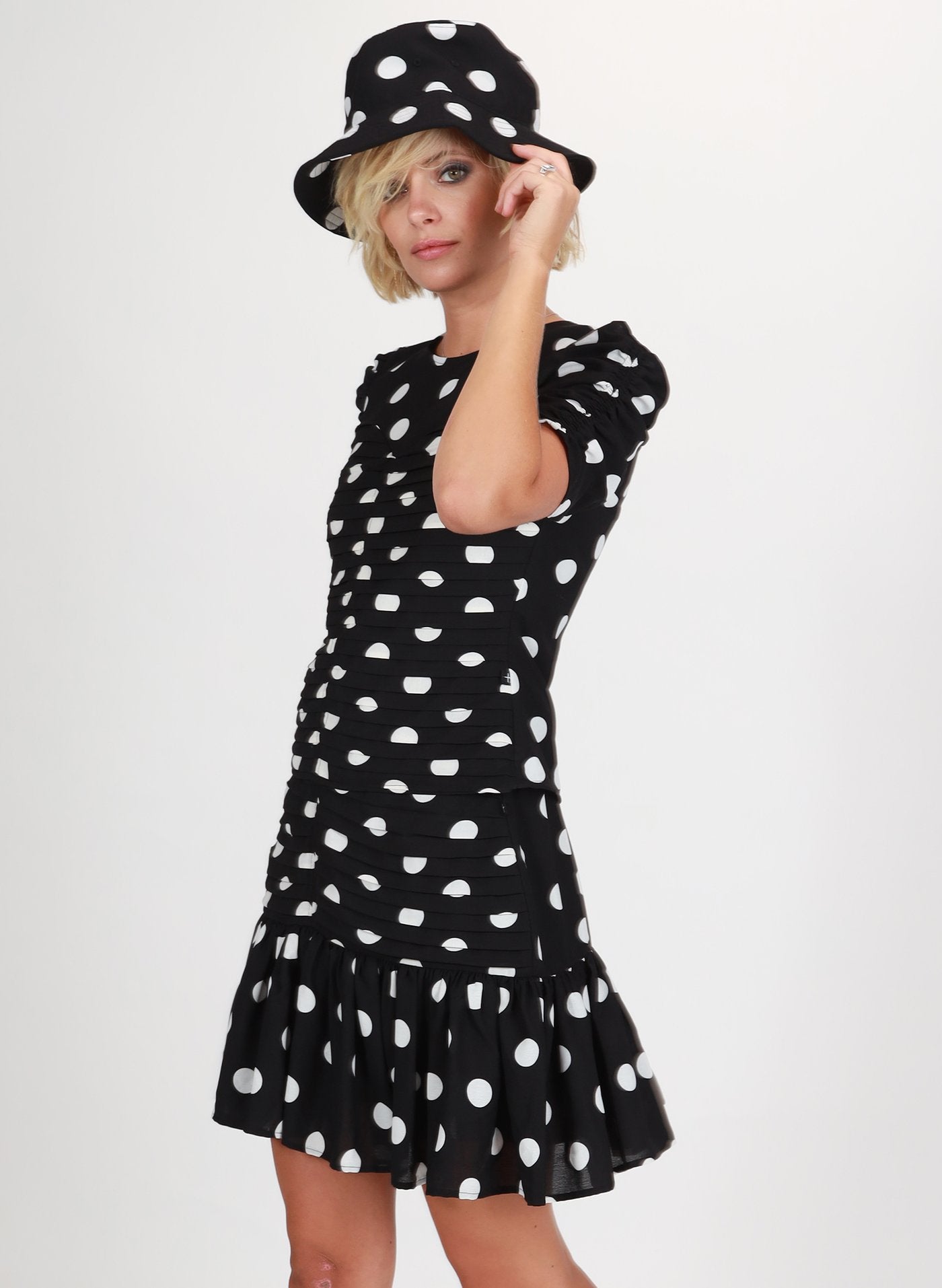 Federation - Hopeful Top - Black/White Polka Dot