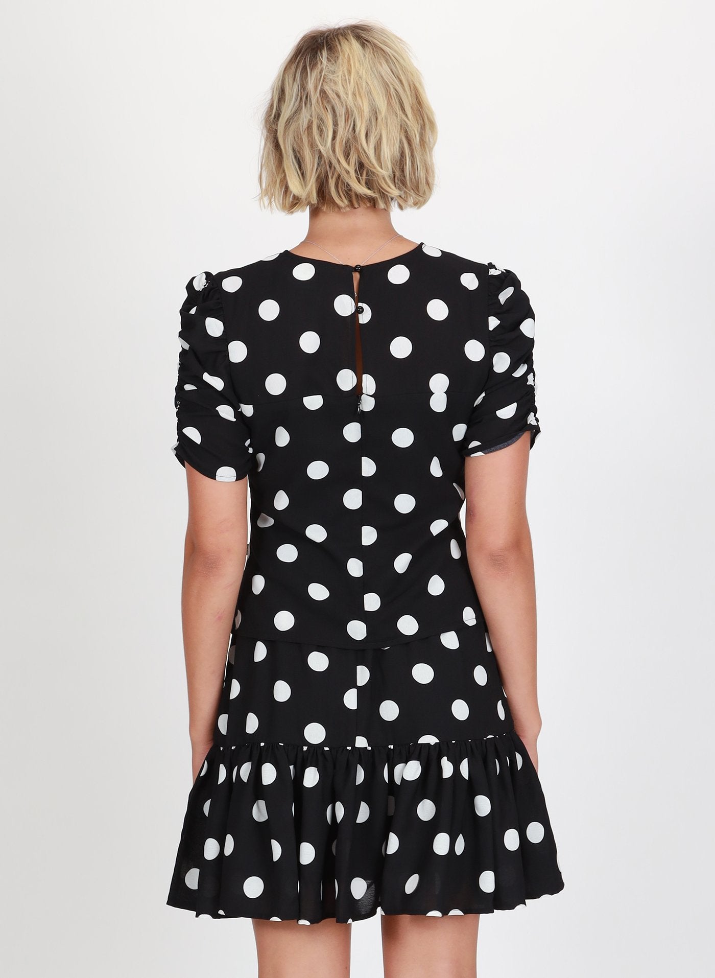 Federation - Hopeful Top - Black/White Polka Dot