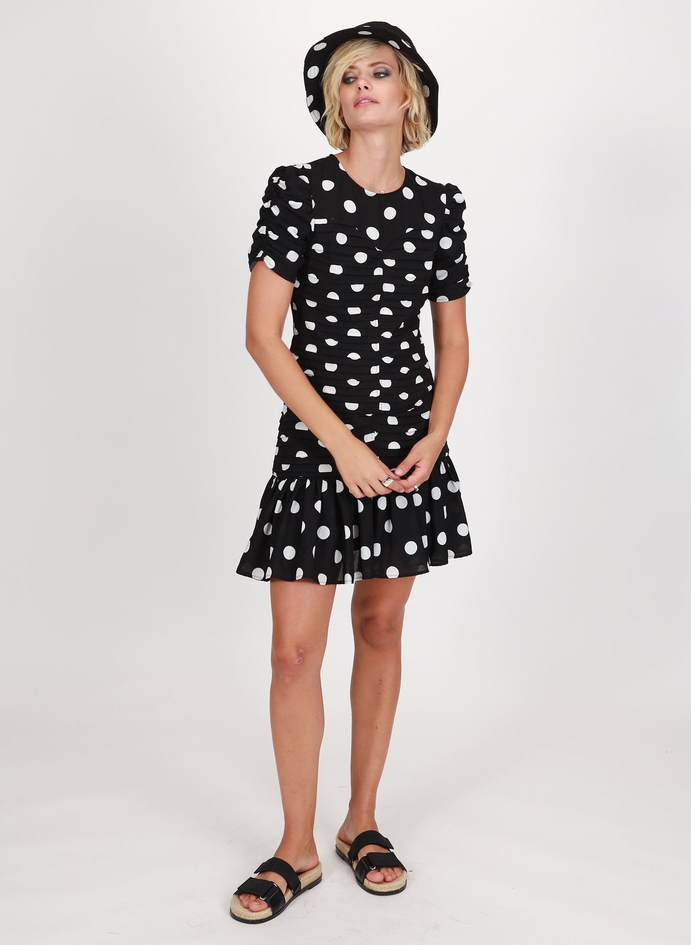 Federation - Hopeful Top - Black/White Polka Dot